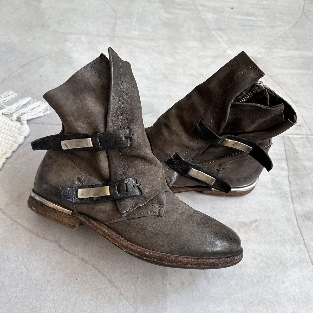 A.S.98 RARE AS 98 Airstep Vintage Ankle Straps Boots Guidi Vibe Size US 6 / IT 36 - 7 Thumbnail