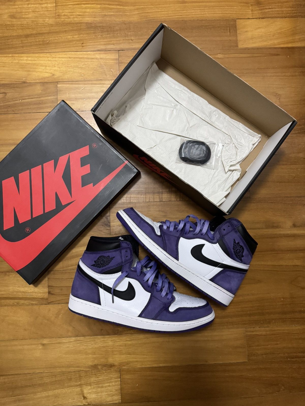 Jordan Brand Air Jordan 1 ‘Court Purple’ Size US 12 / EU 45 - 1 Thumbnail