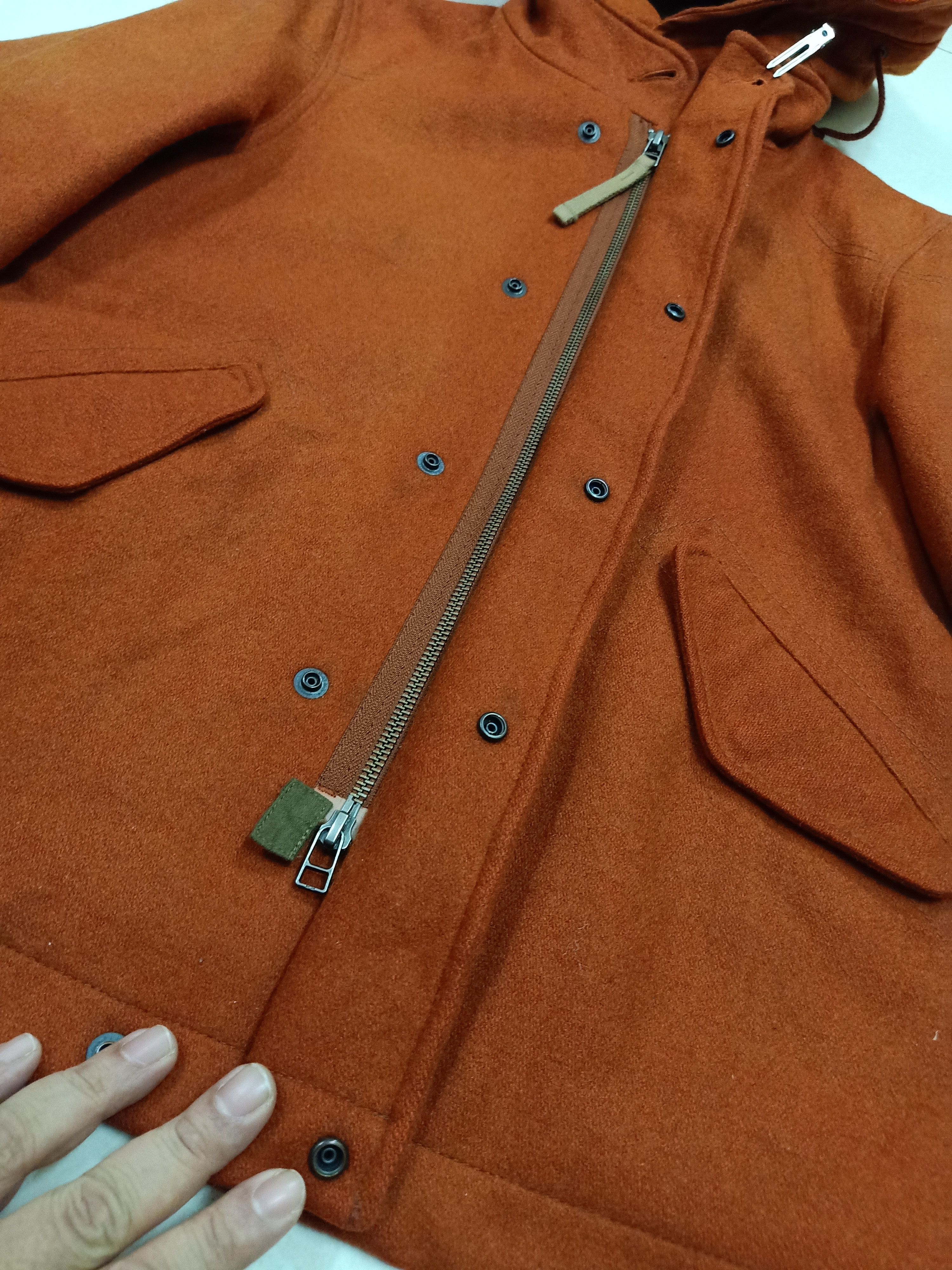 Japanese Brand GREEN LABEL RELAXING United Arrows Orange Hoodie Jackets Size US XS / EU 42 / 0 - 4 Thumbnail