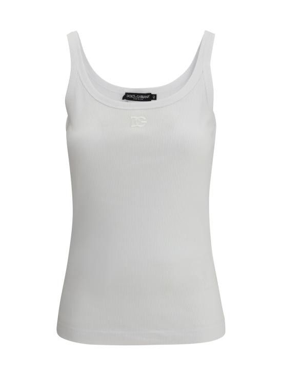 Dolce & Gabbana DOLCE & GABBANA Women Tops F8V59ZGDC9A W0800 WHITE Size M / US 6-8 / IT 42-44 - 1 Thumbnail