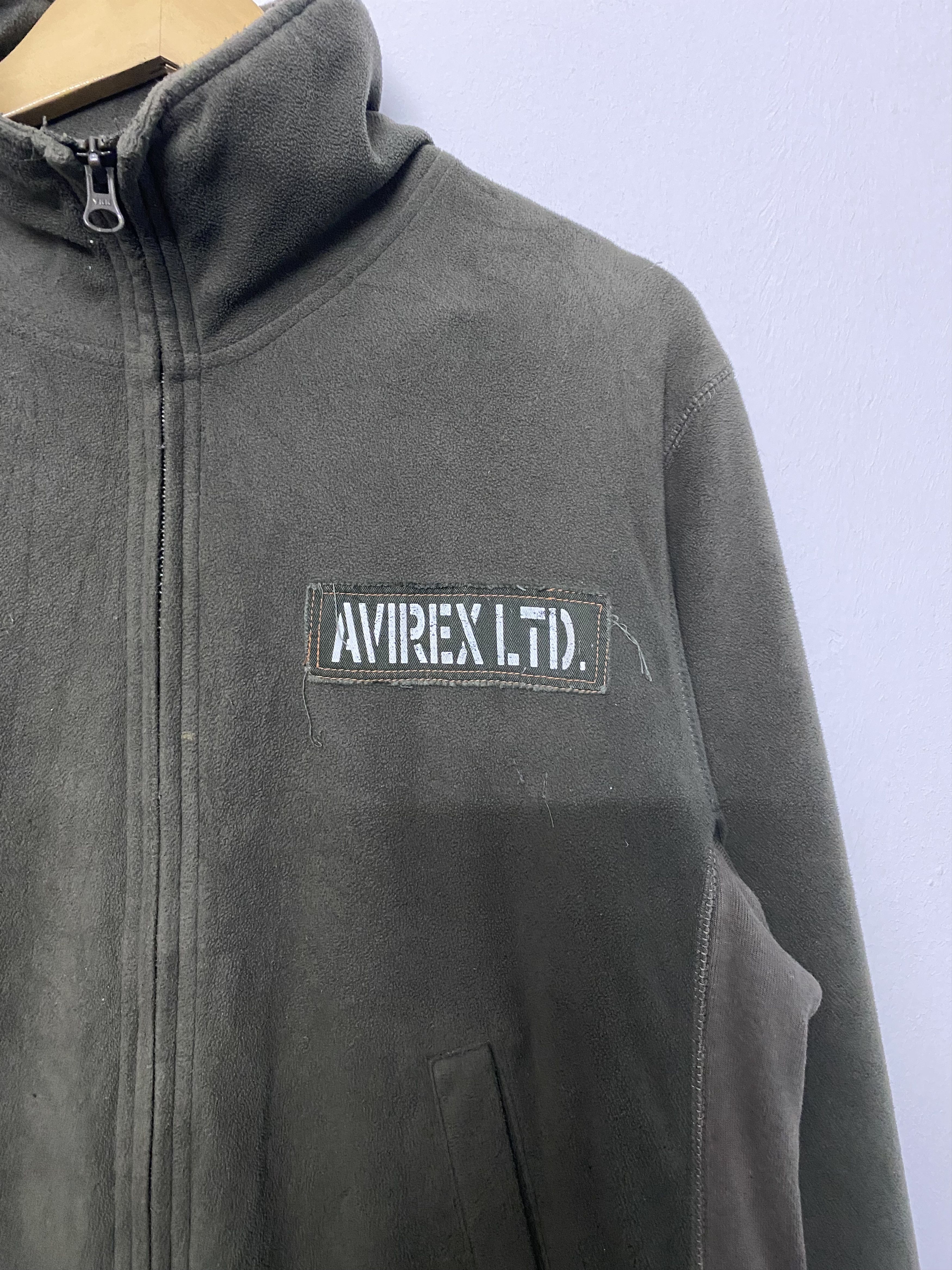 Avirex VTG Avirex LTD "Air Force" Military Fleece Zip-Up Jacket Size US L / EU 52-54 / 3 - 5 Thumbnail