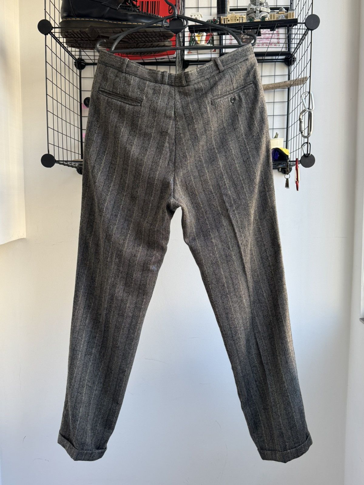 Christian Dior Monsieur Vintage Christian Dior Wool Tweed Pants Size US 34 / EU 50 - 6 Thumbnail