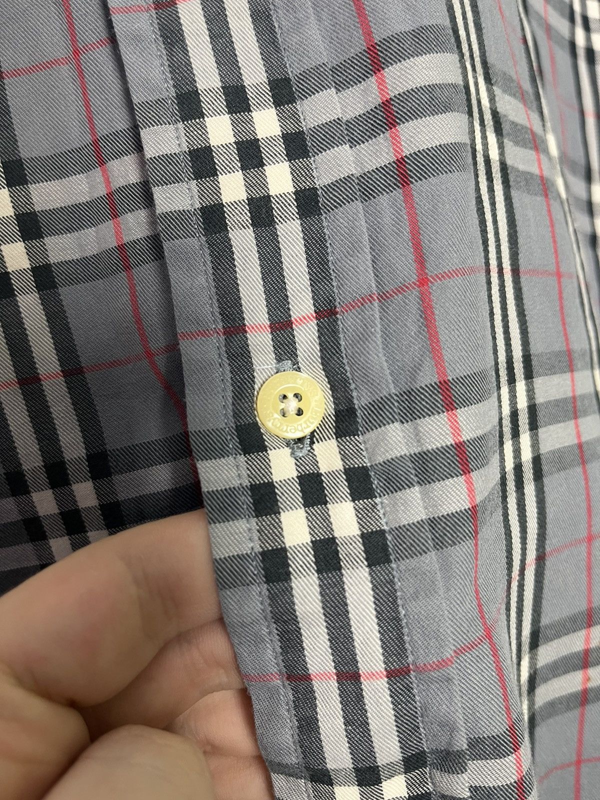 Burberry × Flannel × Vintage Vintage burberry shirt Size US L / EU 52-54 / 3 - 5 Thumbnail