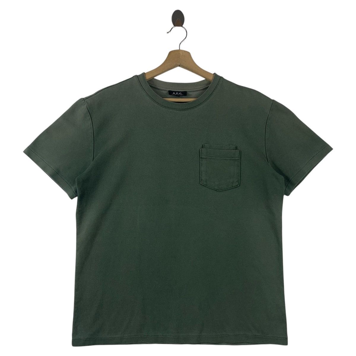 A.P.C. × Japanese Brand APC simple plain pocket tee Size US L / EU 52-54 / 3 - 1 Thumbnail