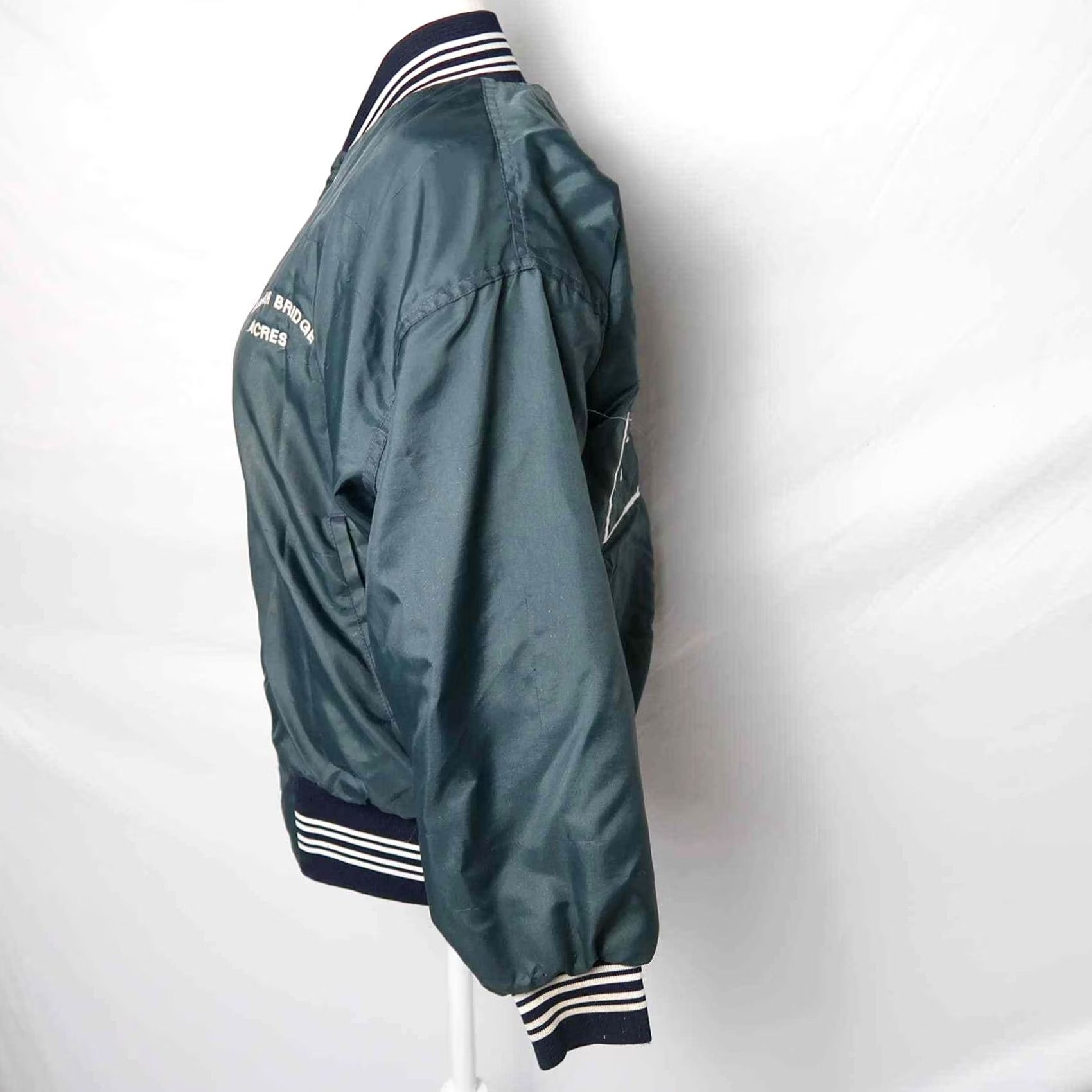 Vintage VINTAGE West Wind dark green windbreaker varsity bomber jacket 80s L Mens Size US L / EU 52-54 / 3 - 5 Thumbnail