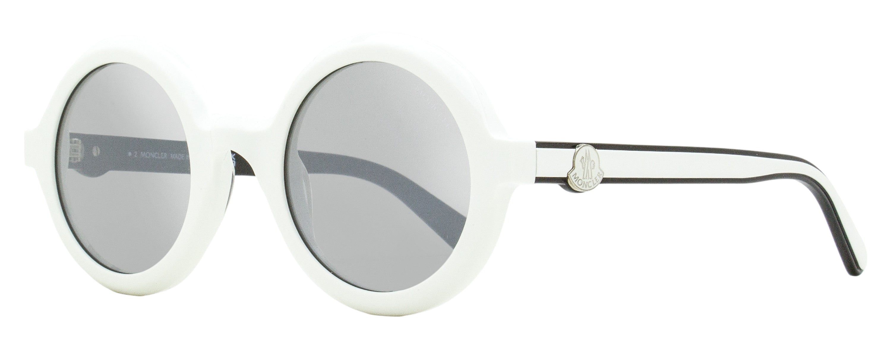 Moncler Orbit Round Sunglasses ML0261 21C White 50mm | Grailed display picture 2