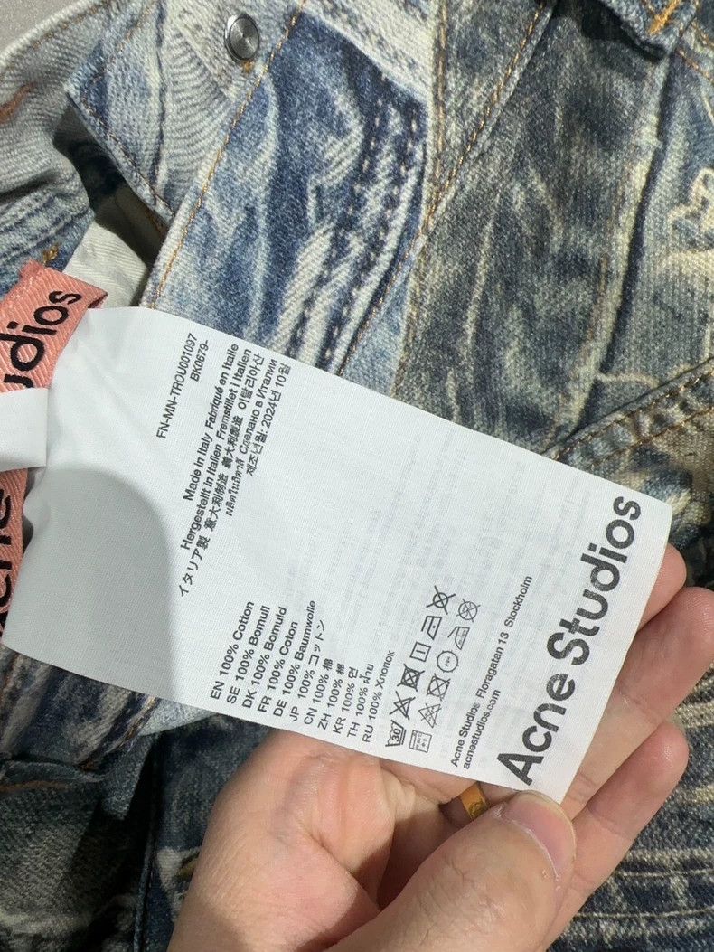 Acne Studios acne studios Digital printed jeans 2505-Nextarrow Size US 28 / EU 44 - 5 Thumbnail