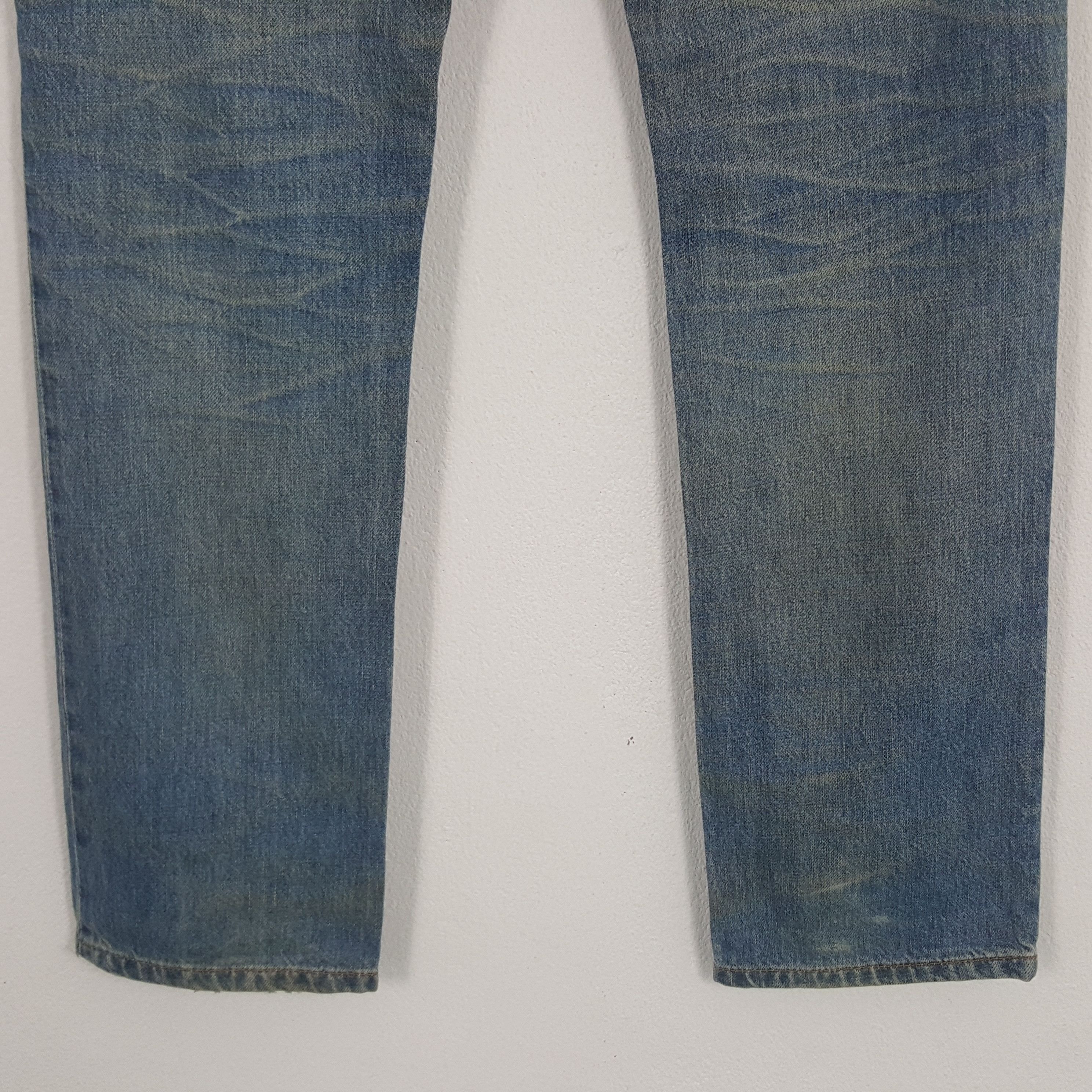 Hysteric Glamour × Japanese Brand × Vintage Vintage Hysteric Glamour Custom Art Logo Denim Jeans Size US 27 - 3 Thumbnail
