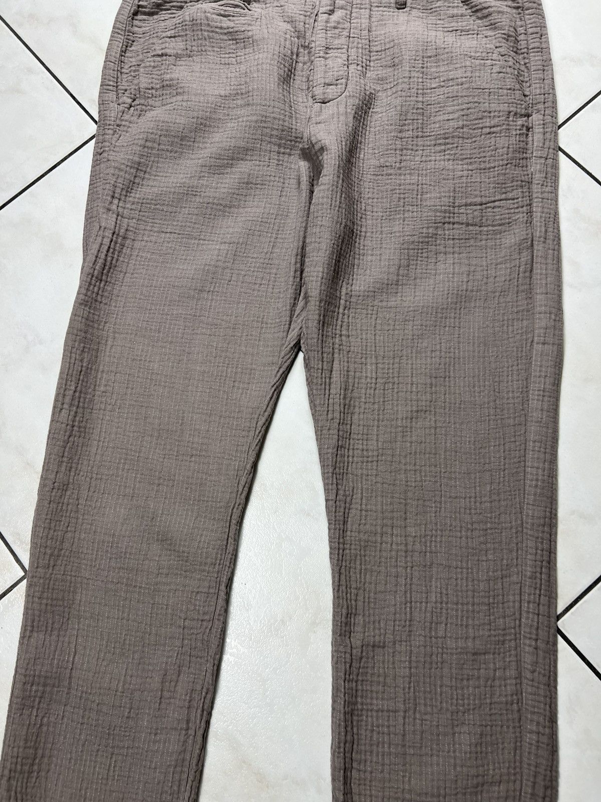 hannes roether Hannes Roether avant garde shrunk patterned pants Size US 34 / EU 50 - 4 Thumbnail