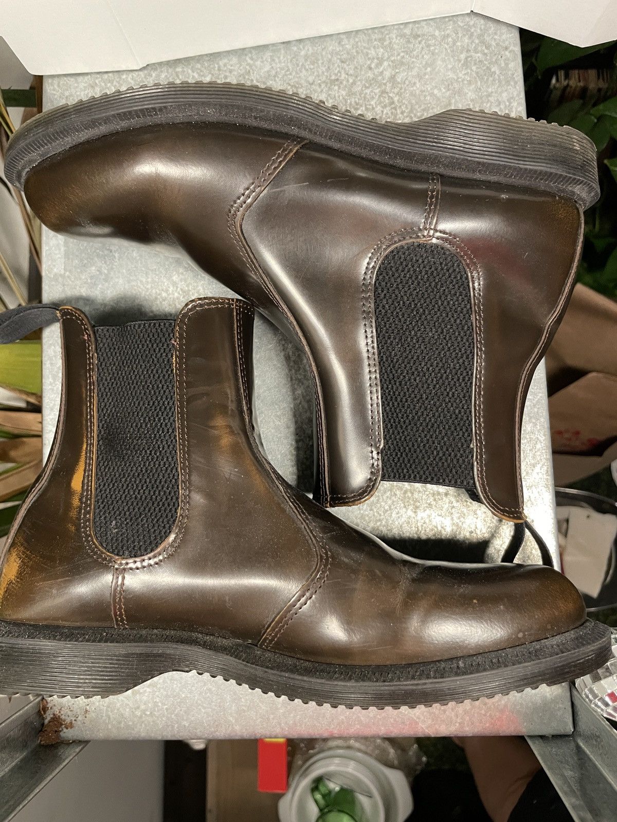 Dr. Martens DR. MARTENS TAN FLORA ARCADIA CHELSEA BOOTS SIZE 38 Size US 7.5 / IT 37.5 - 3 Thumbnail