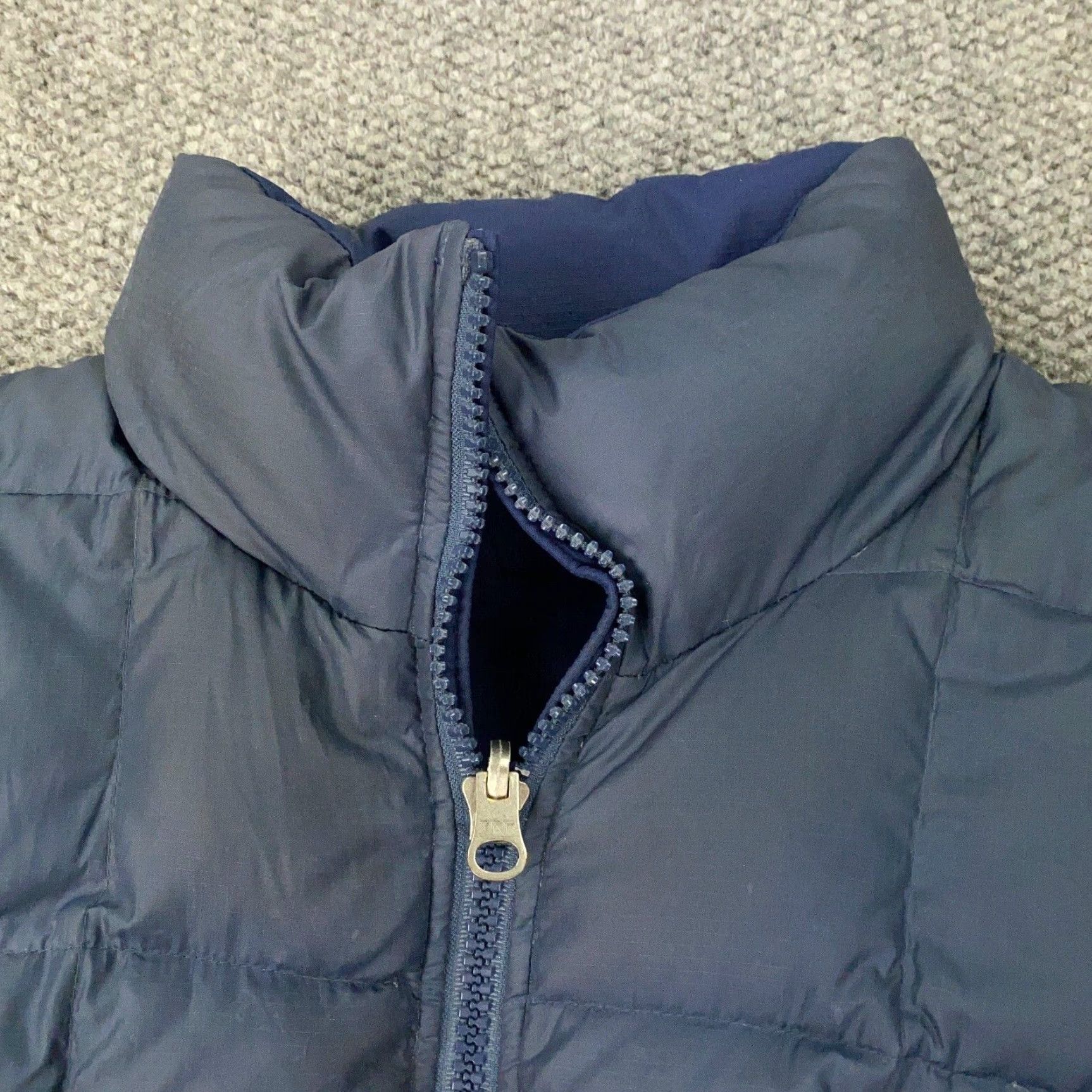 Nike VINTAGE Nike ACG Drill Puffer Jacket Mens XL Blue Down Reversible Y2K 2000s Size US XL / EU 56 / 4 - 4 Thumbnail