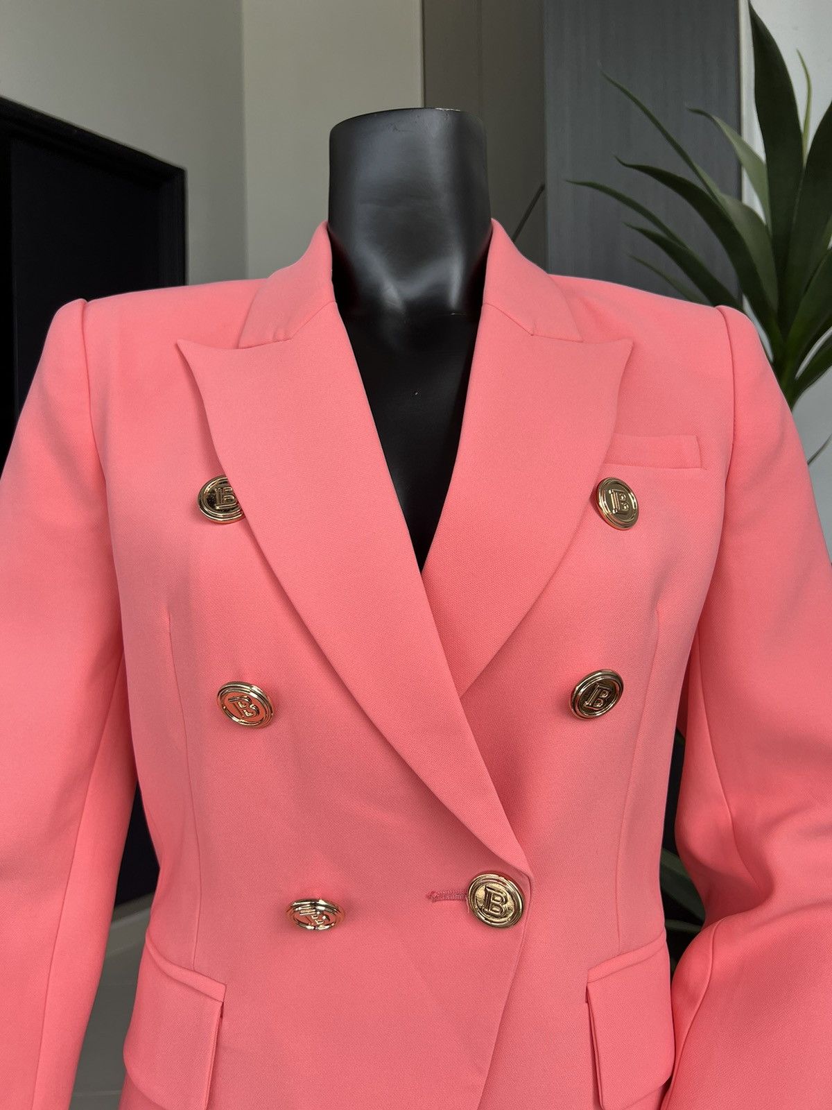 Other Hot Pink Double Breasted Blazer Size L / US 10 / IT 46 - 2 Thumbnail