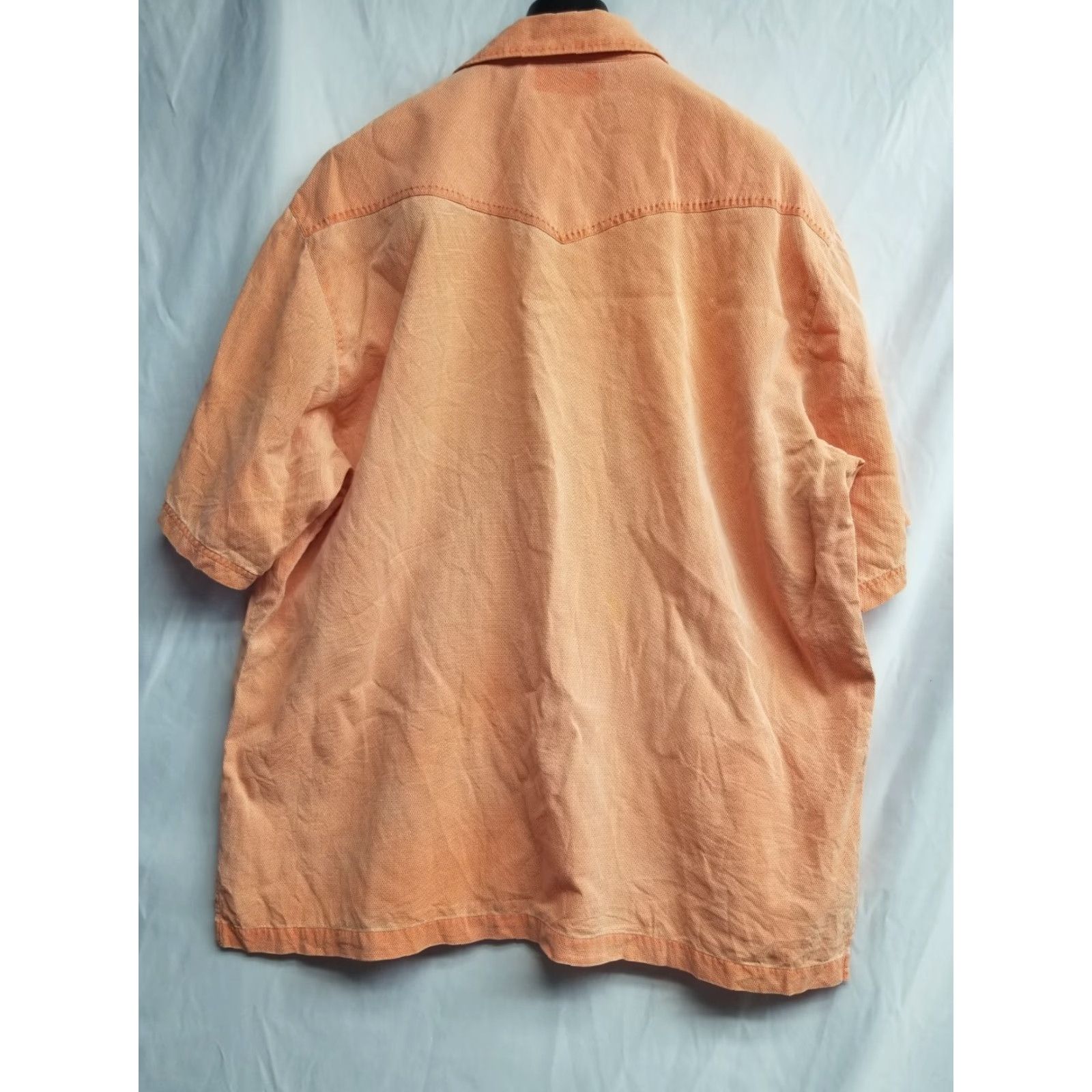Vintage Vintage Ryan Michael Silk Blend Peach Men's XL Button-Up Shirt User: Vintage Ryan Michael Silk Blend Peach Men's XL Button-Up Shirt Size US XL / EU 56 / 4 - 2 Thumbnail
