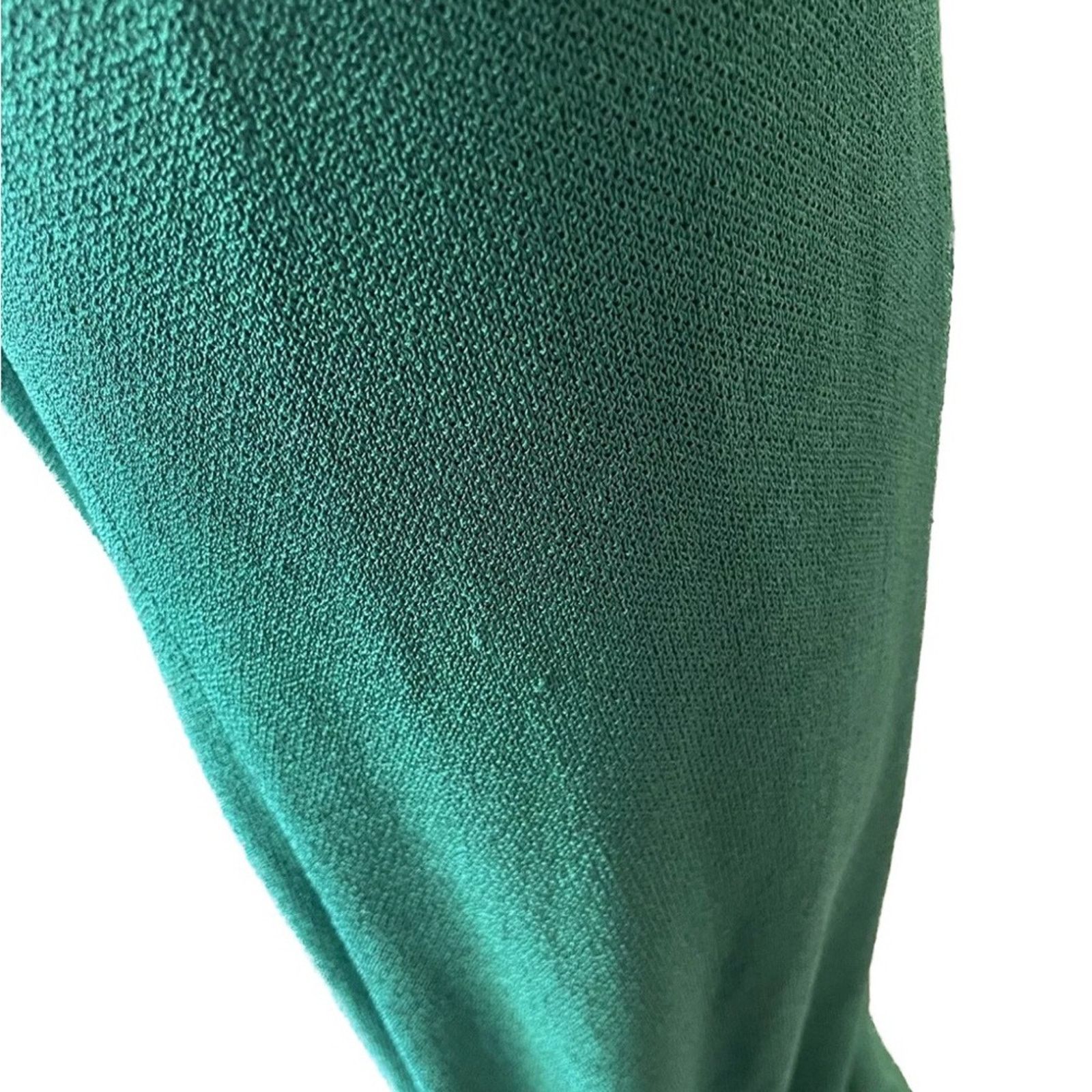 Proenza Schouler PROENZA SCHOULER Embellished Knitted Maxi Dress Green SZ. L Size L / US 10 / IT 46 - 9 Thumbnail