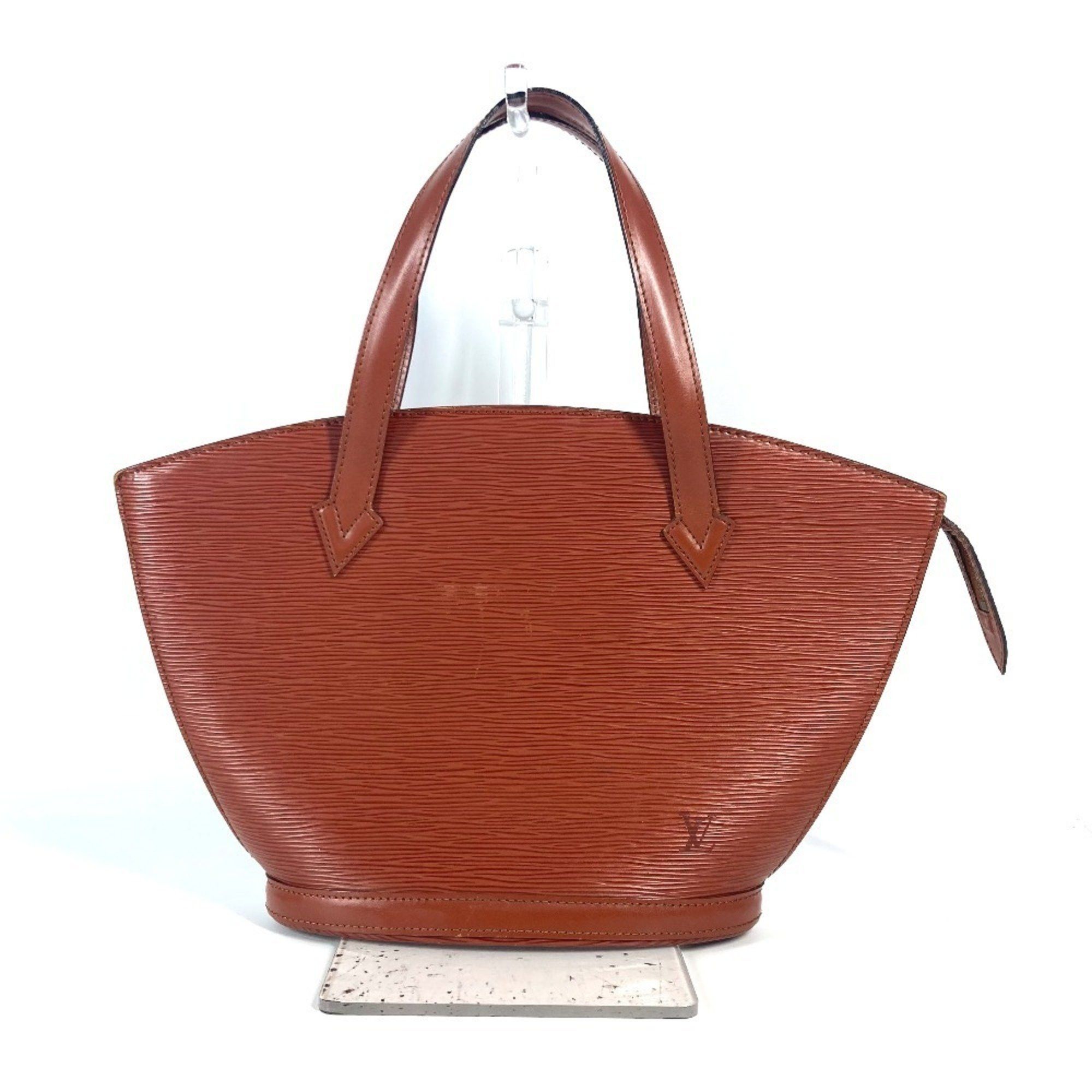 Louis Vuitton M52273 Saint Jacques Shoulder Bag Handbag Tote Epi Leather Women's Kenya Brown