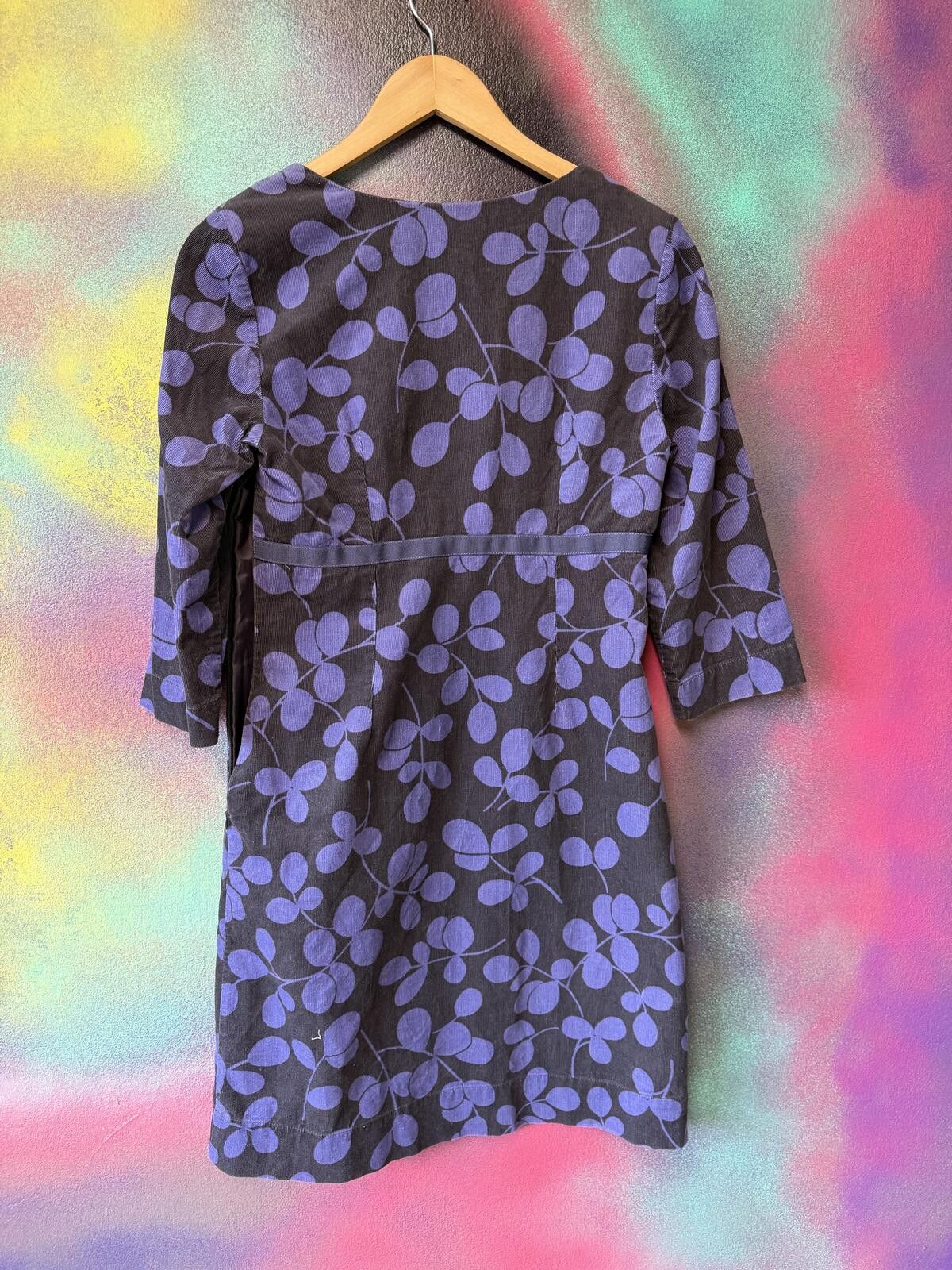 Other Boden purple and black floral dress in size uk 10R Size M / US 6-8 / IT 42-44 - 4 Thumbnail