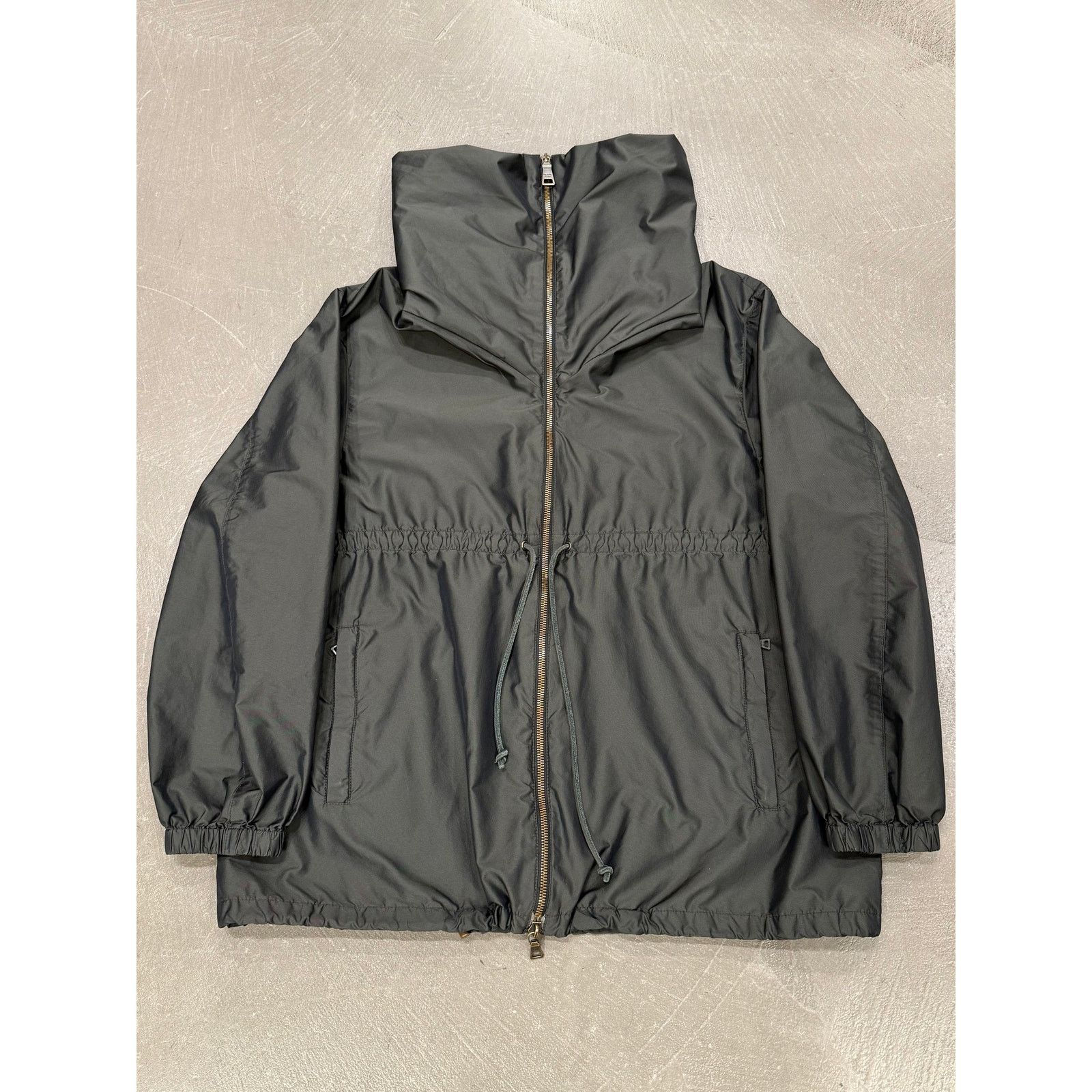 Prada Prada oversized collar light jacket Size L / US 10 / IT 46 - 1 Thumbnail
