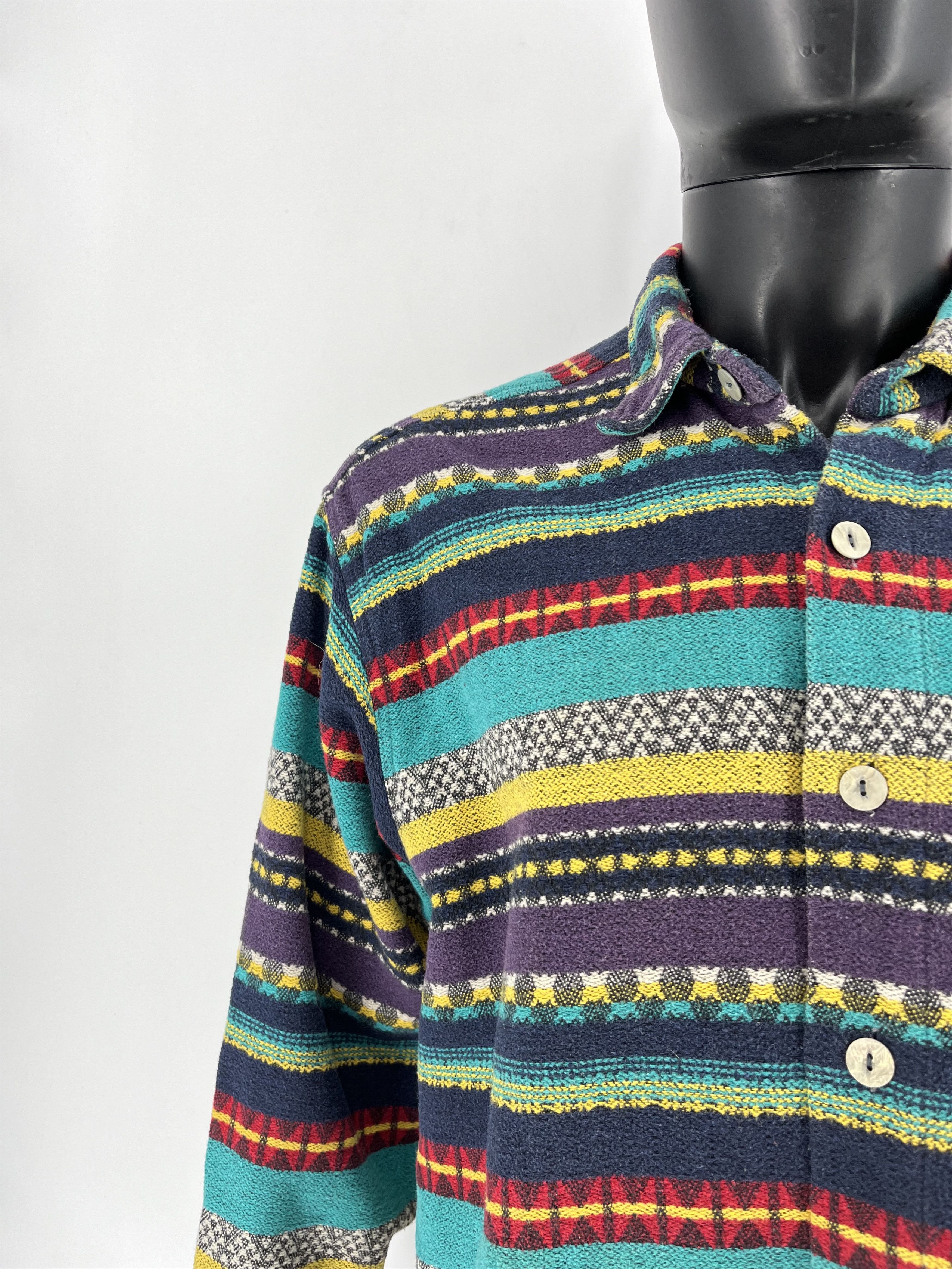 Japanese Brand × Vintage 💥RARE💥Vintage Toc Toc Very Еhick Flannel Coogi Style Size US L / EU 52-54 / 3 - 6 Thumbnail