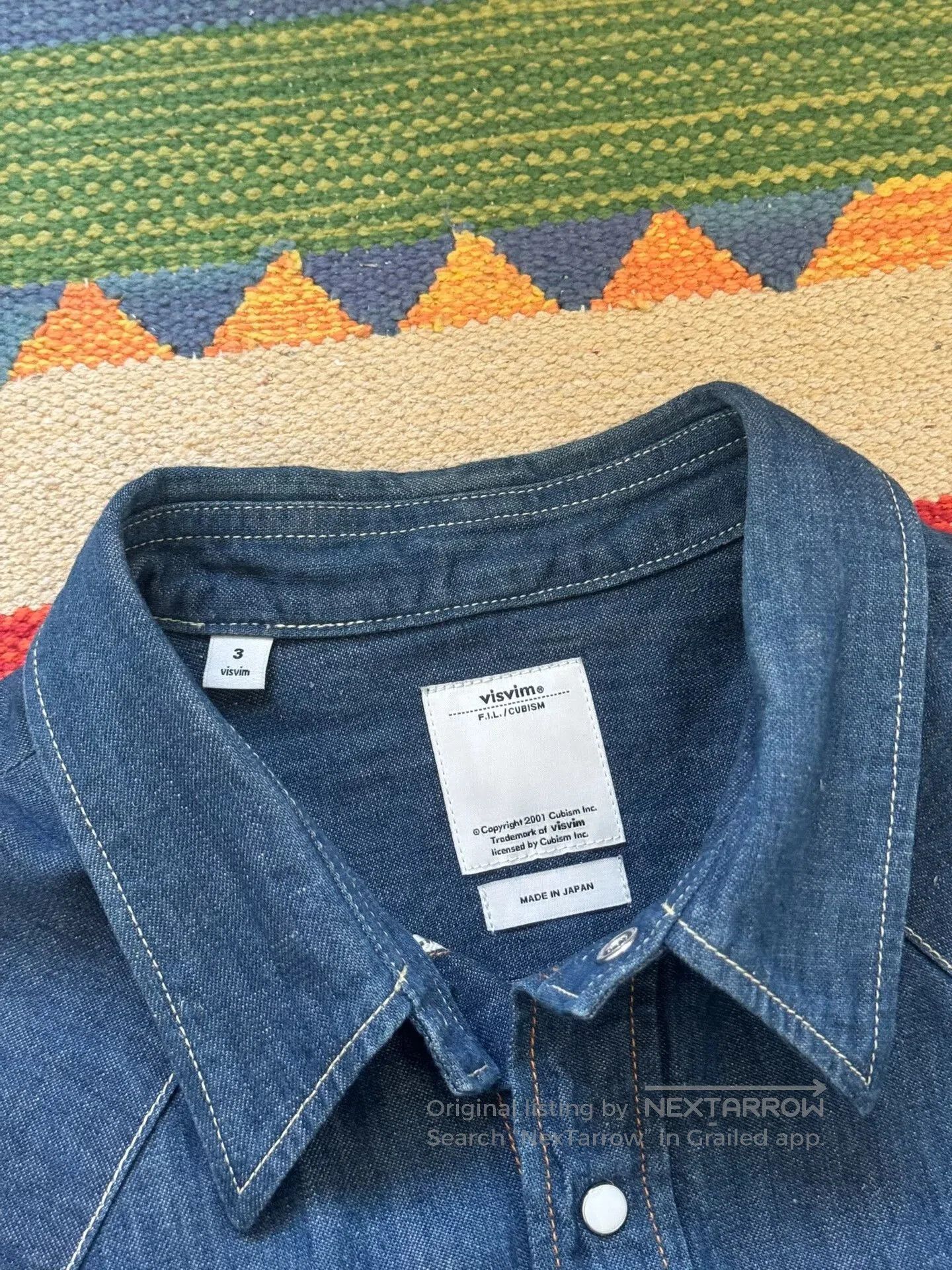 Visvim visvim albacore one wash denim shirt. Size US M / EU 48-50 / 2 - 2 Thumbnail