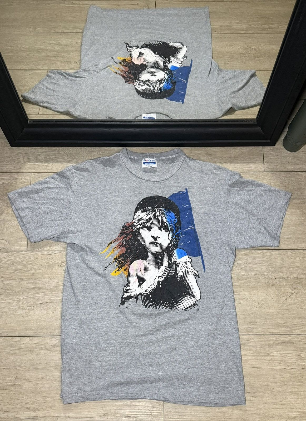 Hanes Vintage 1986 Los Miserables Band Tour Merch Single Stitch Size US L / EU 52-54 / 3 - 1 Thumbnail