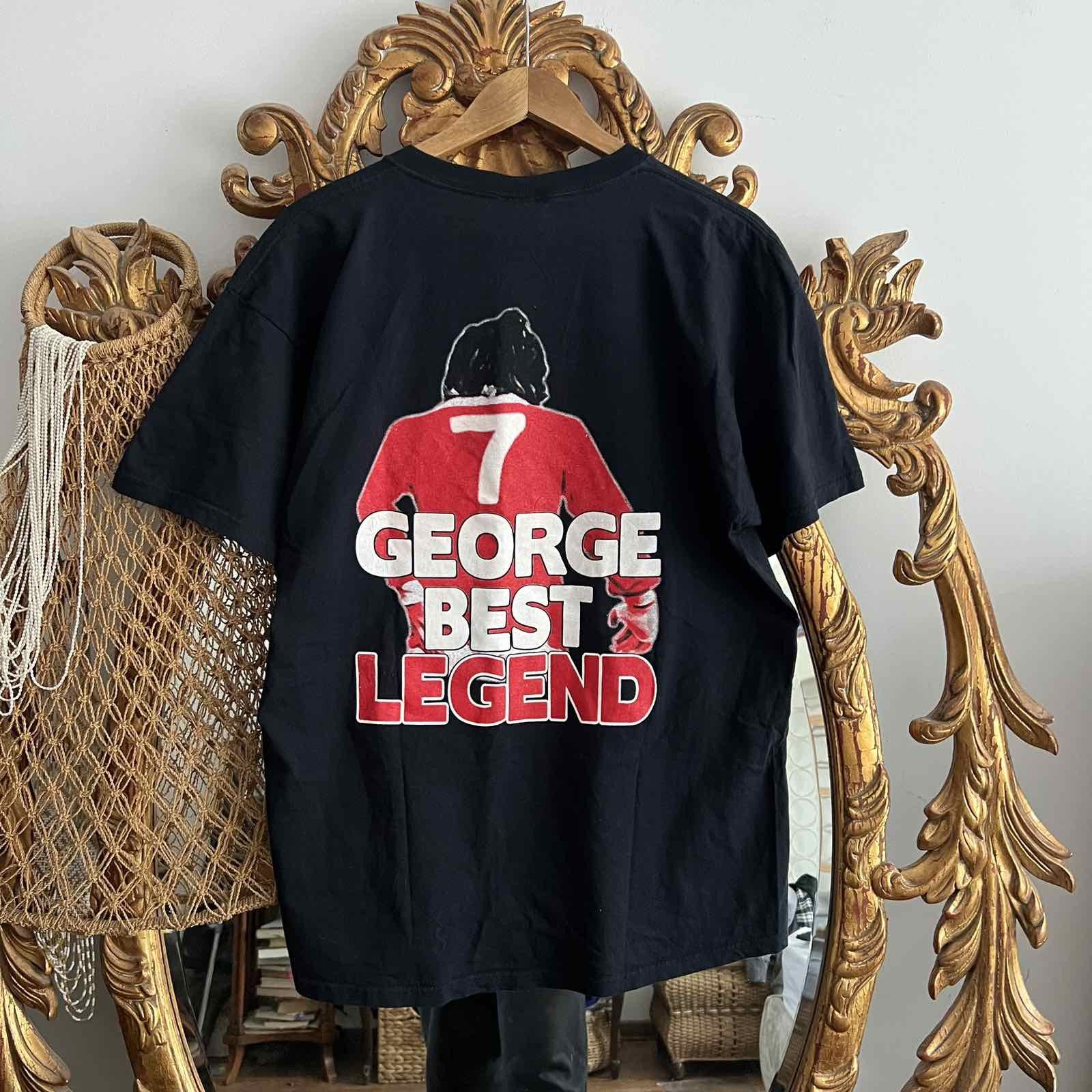 Vintage Vintage 90s George Best Legend Man United football tee Size US XL / EU 56 / 4 - 2 Thumbnail