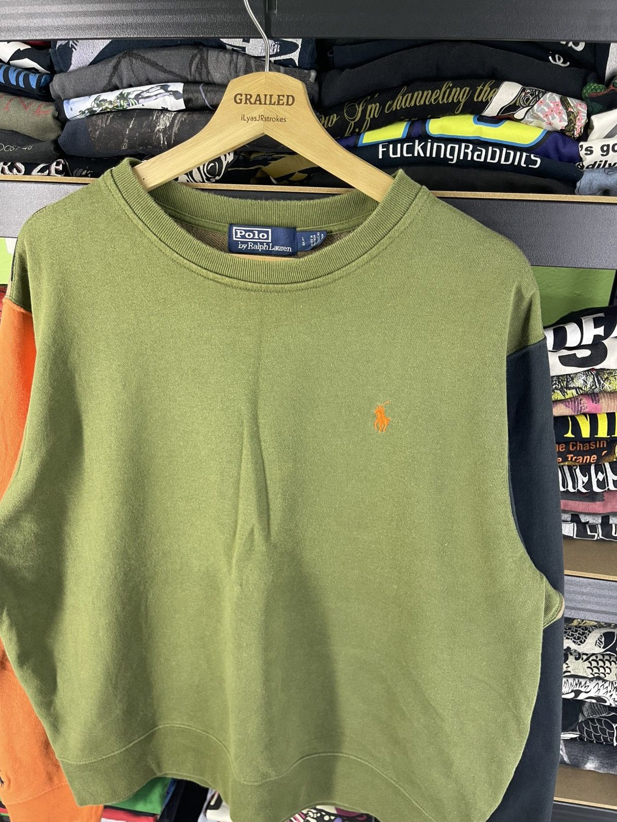 Polo Ralph Lauren Polo RL x Beams Color Block Limited Edition Sweatshirt Size US L / EU 52-54 / 3 - 8 Thumbnail