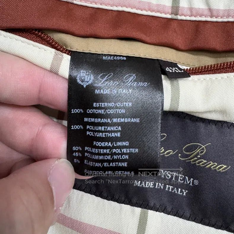 Loro Piana Loro Piana size 4XL RAIN SYSTEM Size US S / EU 44-46 / 1 - 4 Thumbnail