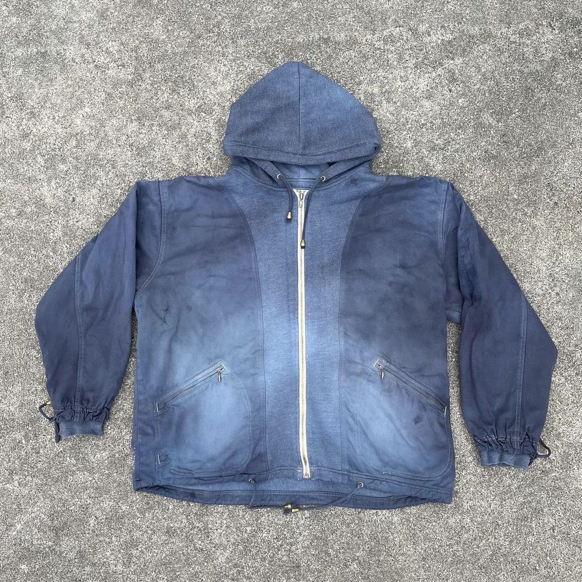 Vintage Vintage hood jacket Size US XL / EU 56 / 4 - 1 Thumbnail