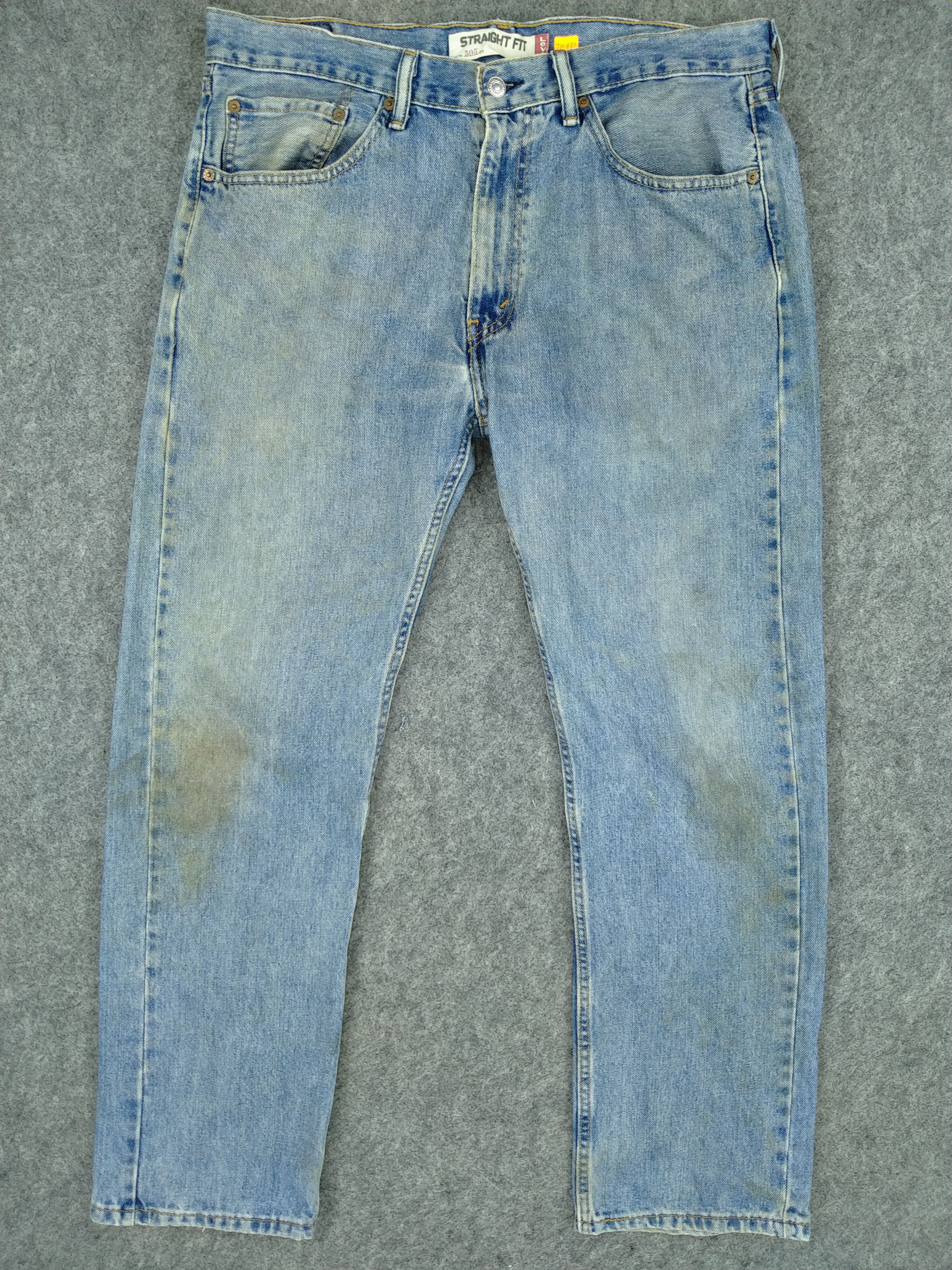Levi's Dirty Blue Vintage Levi's 550 Straight Fit Denim 36x30 JN430 Size US 36 / EU 52 - 1 Thumbnail