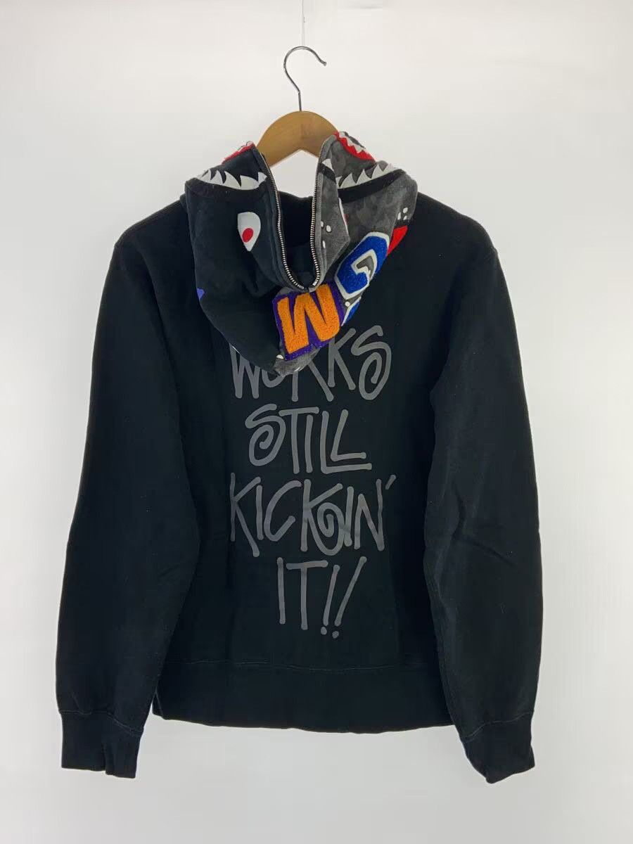 Bape A Bathing Ape x Stussy Cotton Zip Hoodie Black Size US L / EU 52-54 / 3 - 2 Thumbnail
