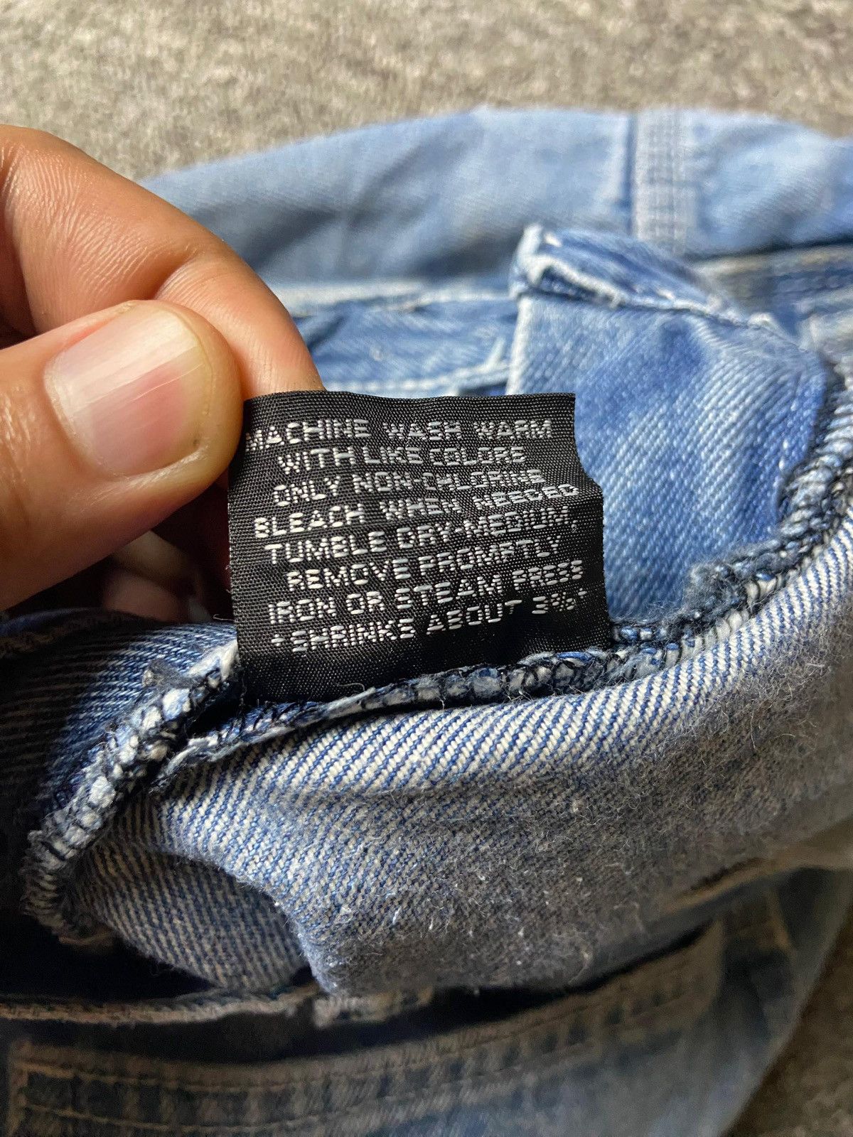 Japanese Brand Japanese Brand Distressed Carpenter Denim (144) Size US 30 / EU 46 - 4 Thumbnail