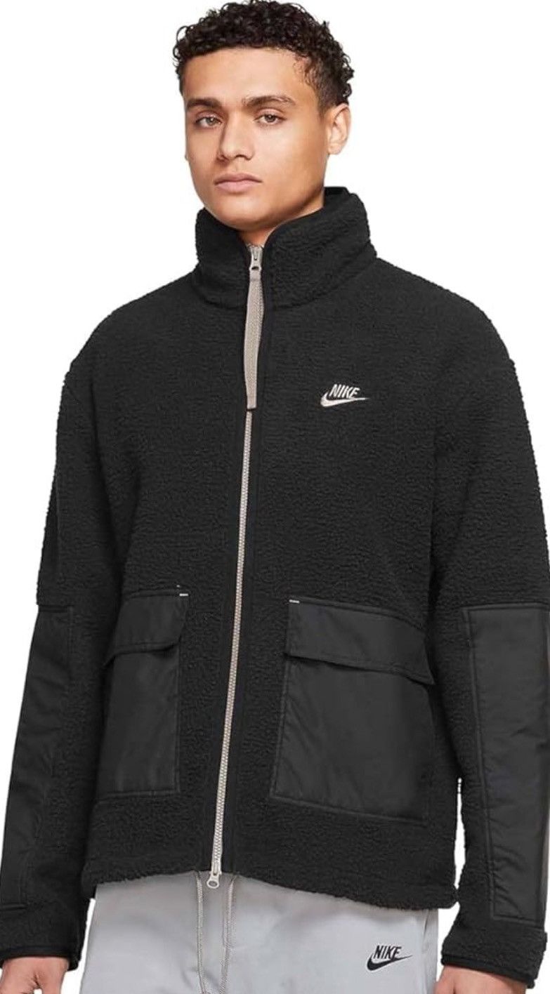 Nike × Vintage Nike Sherpa full zip jacket Size US L / EU 52-54 / 3 - 2 Thumbnail