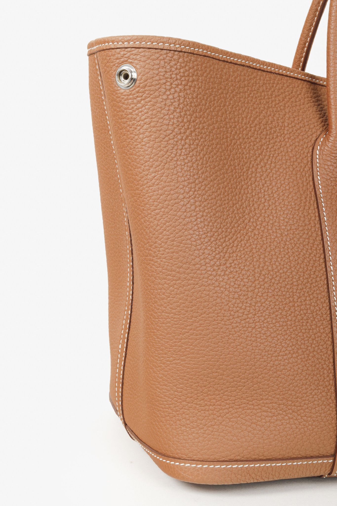Hermes Hermes Gold Negonda Garden Party 36 Brown Leather Tote Size ONE SIZE - 10 Thumbnail
