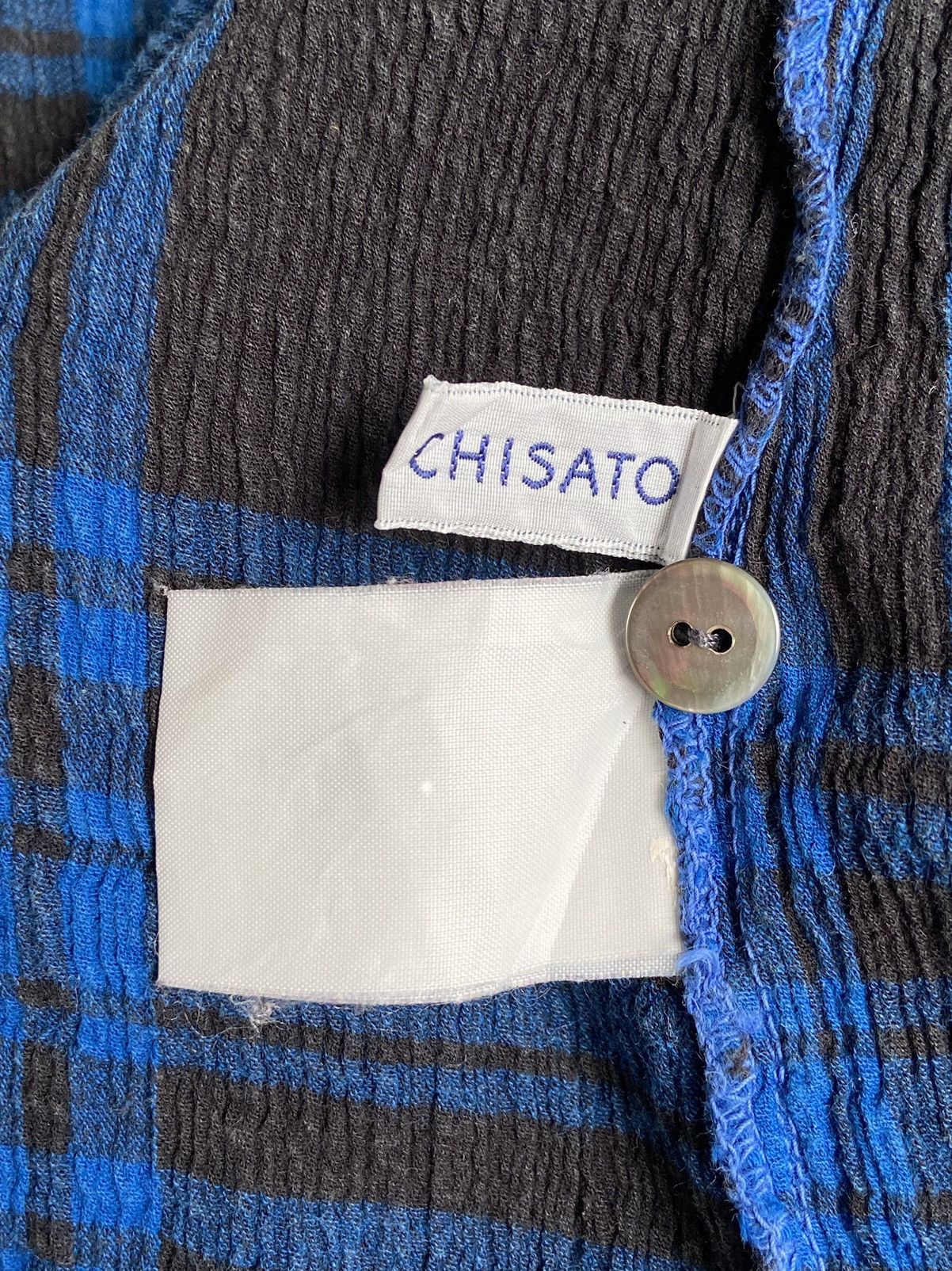 Issey Miyake × Tsumori Chisato TSUMORI CHISATO Plaid Wrinkle Meringue Pleats Shirt Size US XS / EU 42 / 0 - 7 Thumbnail