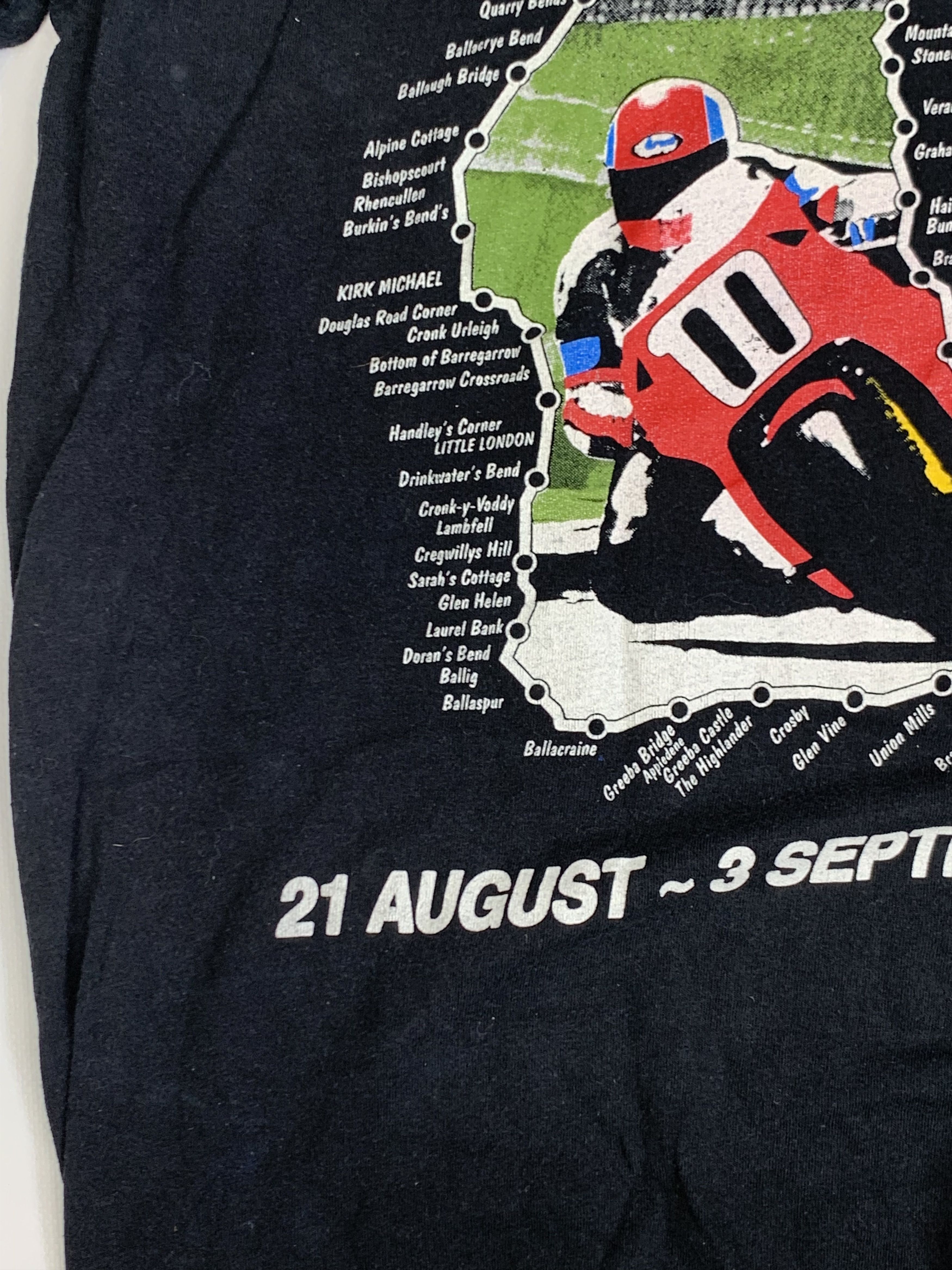 Vintage Manx Grand Prix 1999 Motorcycle Tee Size Large Size US L / EU 52-54 / 3 - 12 Thumbnail