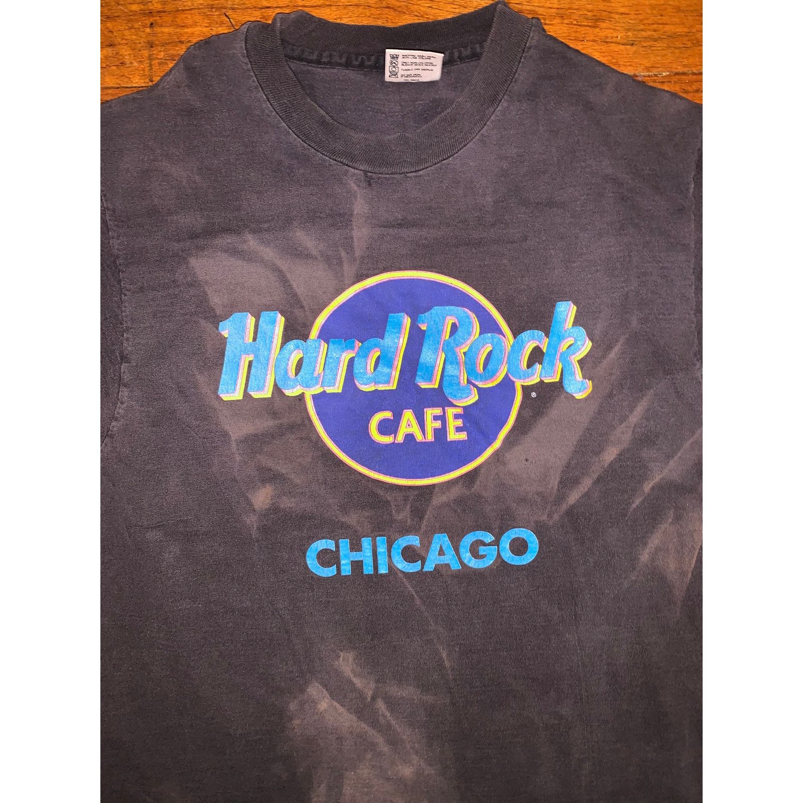 Hard Rock Cafe × Other × Vintage Vintage 90s Hard Rock Cafe Chicago Tee M USA Single Stitch Size US M / EU 48-50 / 2 - 1 Thumbnail