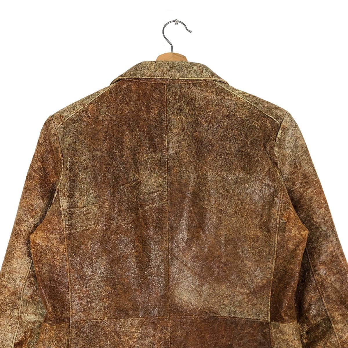 Japanese Brand 🔥RARE VINTAGE LEATHER BIKER JACKET ABX ISSEY MIYAKE Size US M / EU 48-50 / 2 - 9 Thumbnail