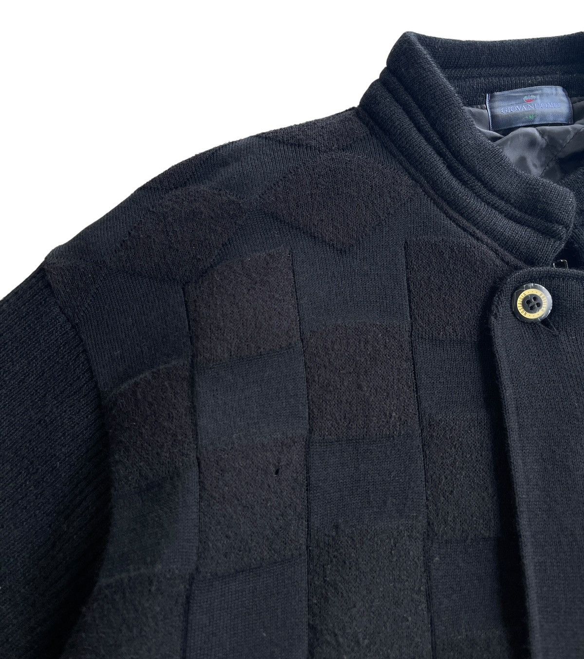 Vintage Giovan Uomo Wool Quilted Bomber Jacket Size US M / EU 48-50 / 2 - 5 Thumbnail