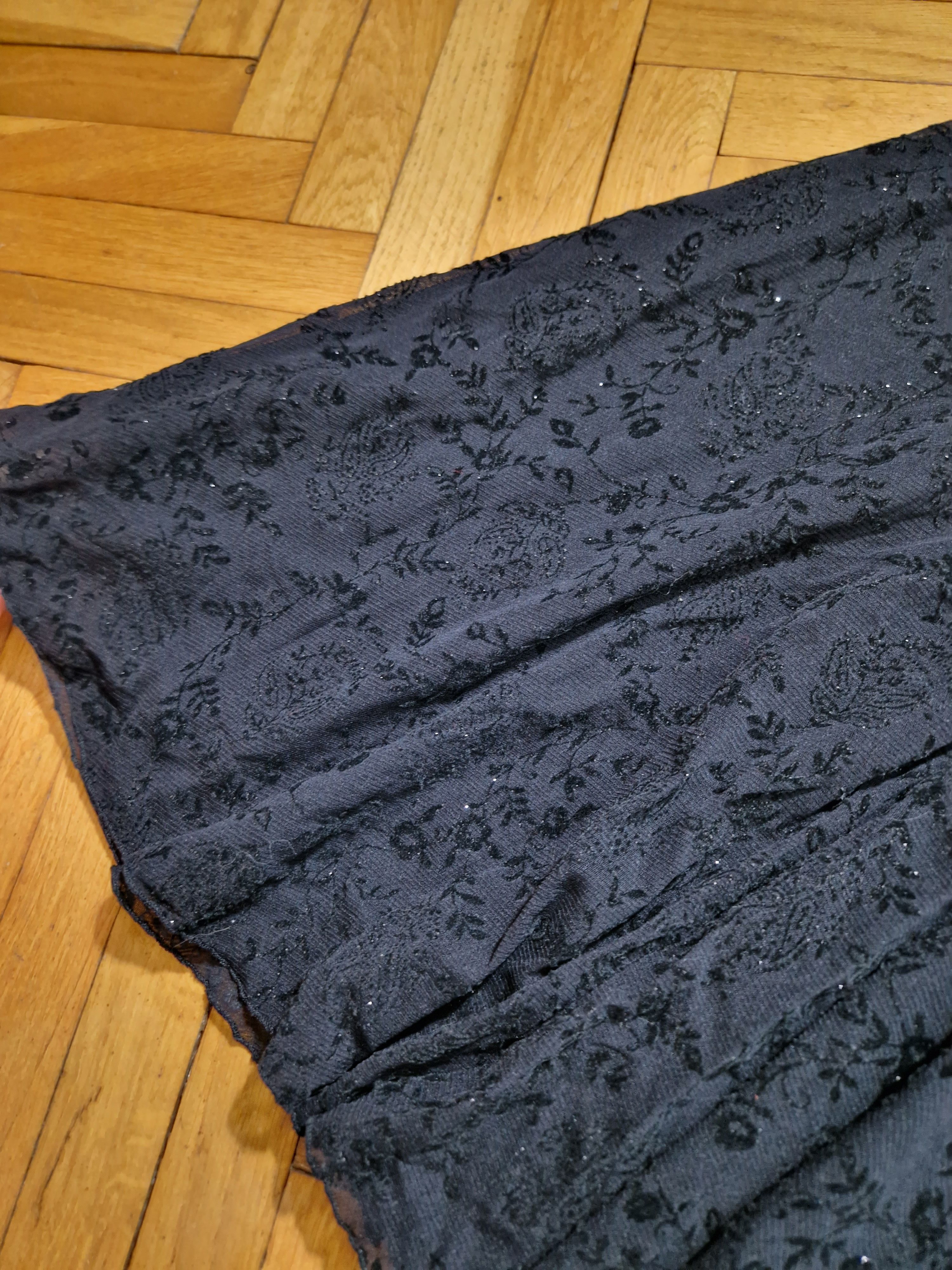 If Six Was Nine × Vintage vintage black lace floral dress Size M / US 6-8 / IT 42-44 - 9 Thumbnail