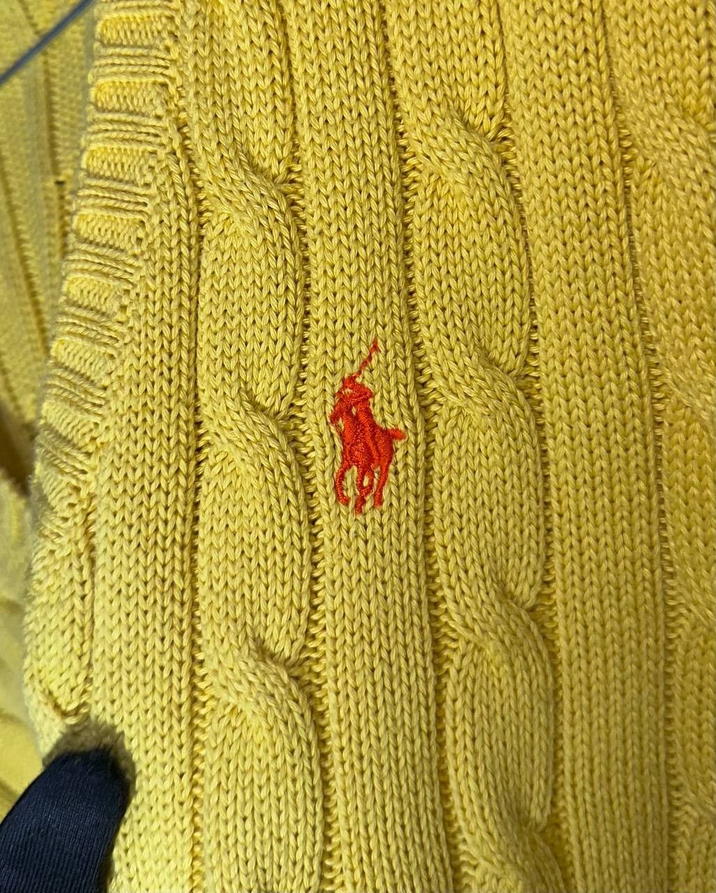 Polo Ralph Lauren Polo Ralph Lauren Sweater Cable-Knit Pullover Preppy classic Size L / US 10 / IT 46 - 2 Thumbnail