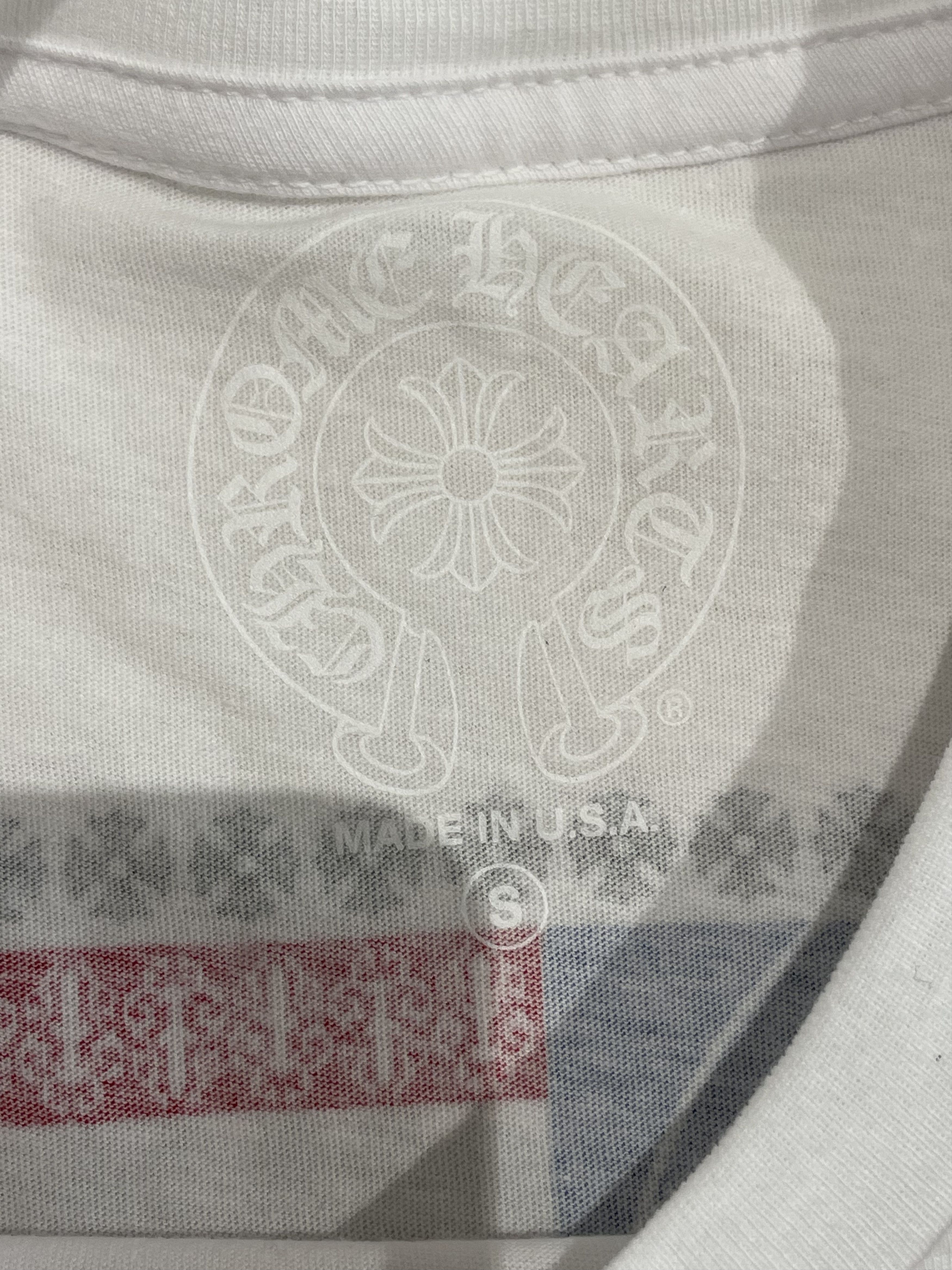 Chrome Hearts Chrome Hearts USA National Flag Horseshoe Short Sleeve Tee Size S / US 4 / IT 40 - 8 Thumbnail