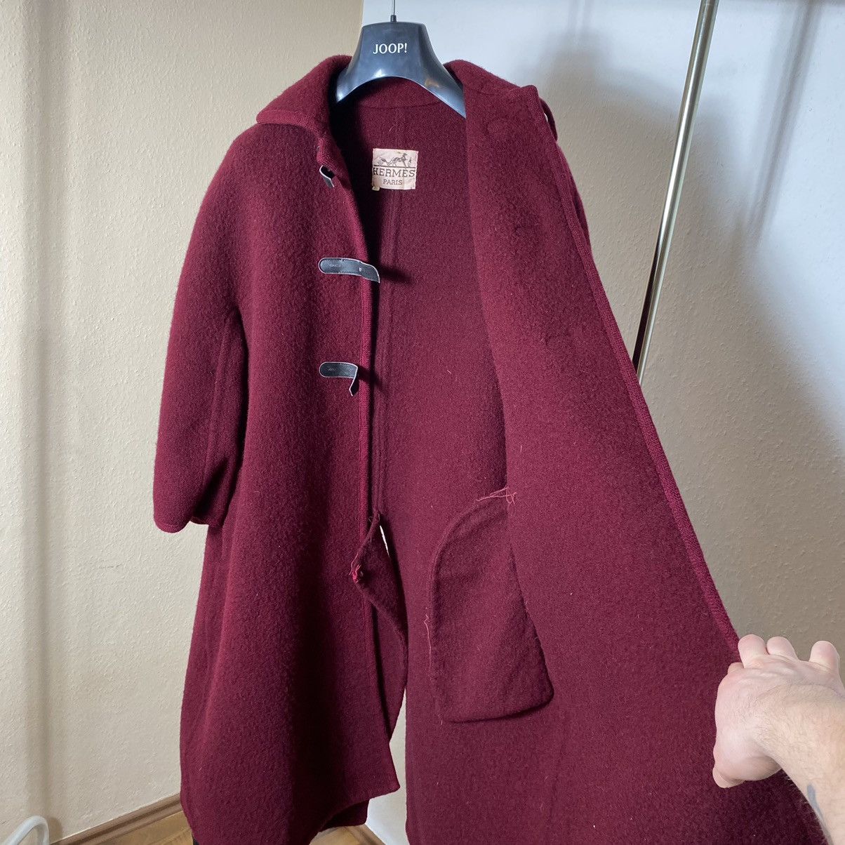 Hermes Vintage 70s wool coat Hermes Women’s Archive Size M / US 6-8 / IT 42-44 - 14 Thumbnail