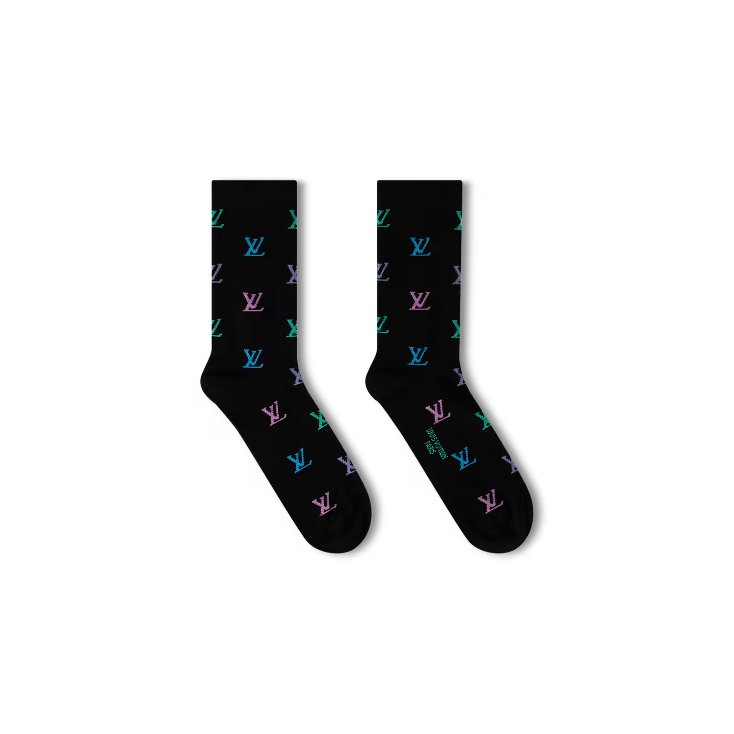 Louis Vuitton LV Blason Shading Socks - M Size ONE SIZE - 3 Thumbnail