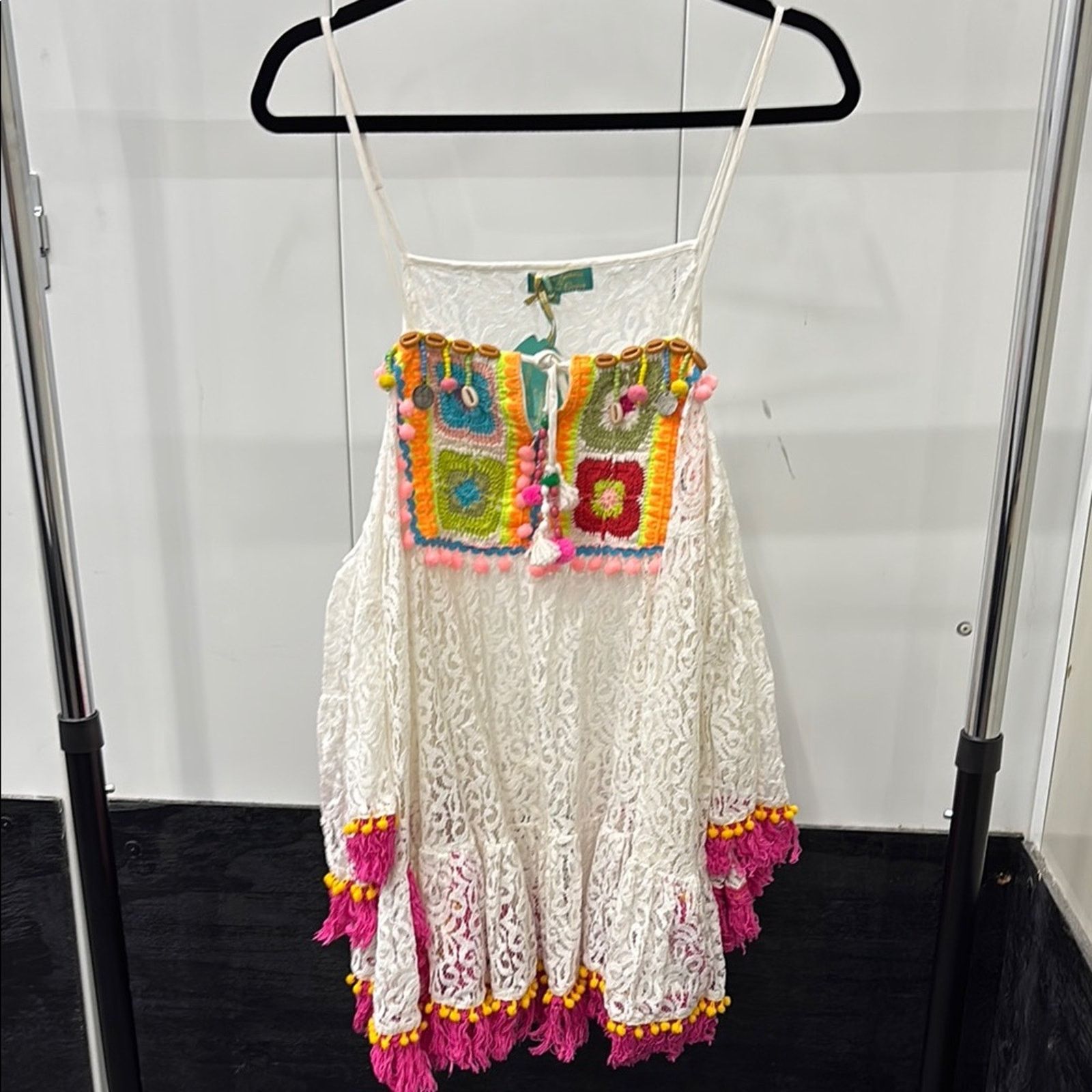 Other NWT Antica Sartoria Embellished Cropped Camisole Dress OS Size ONE SIZE - 1 Thumbnail