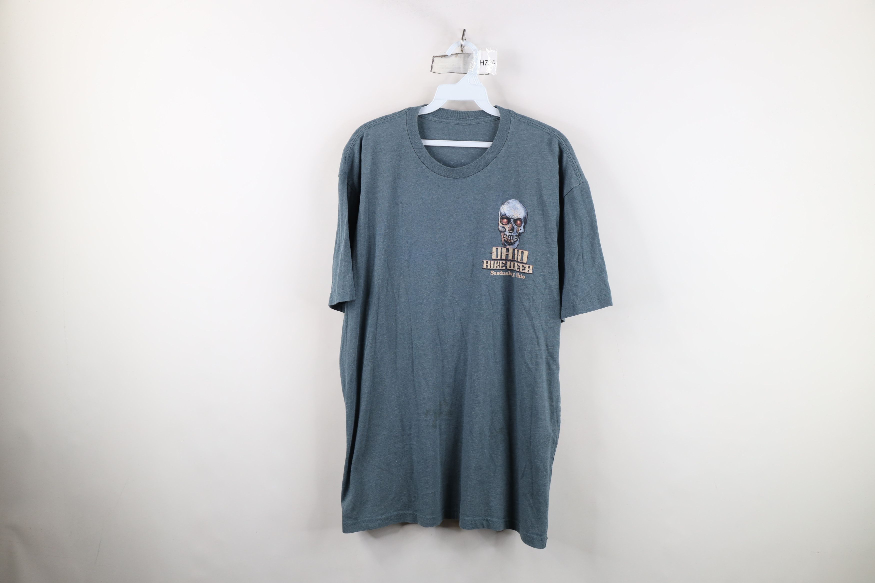 Vintage Vintage Y2K Streetwear Motorcycle Skull Skeleton T-Shirt Size US XL / EU 56 / 4 - 1 Thumbnail