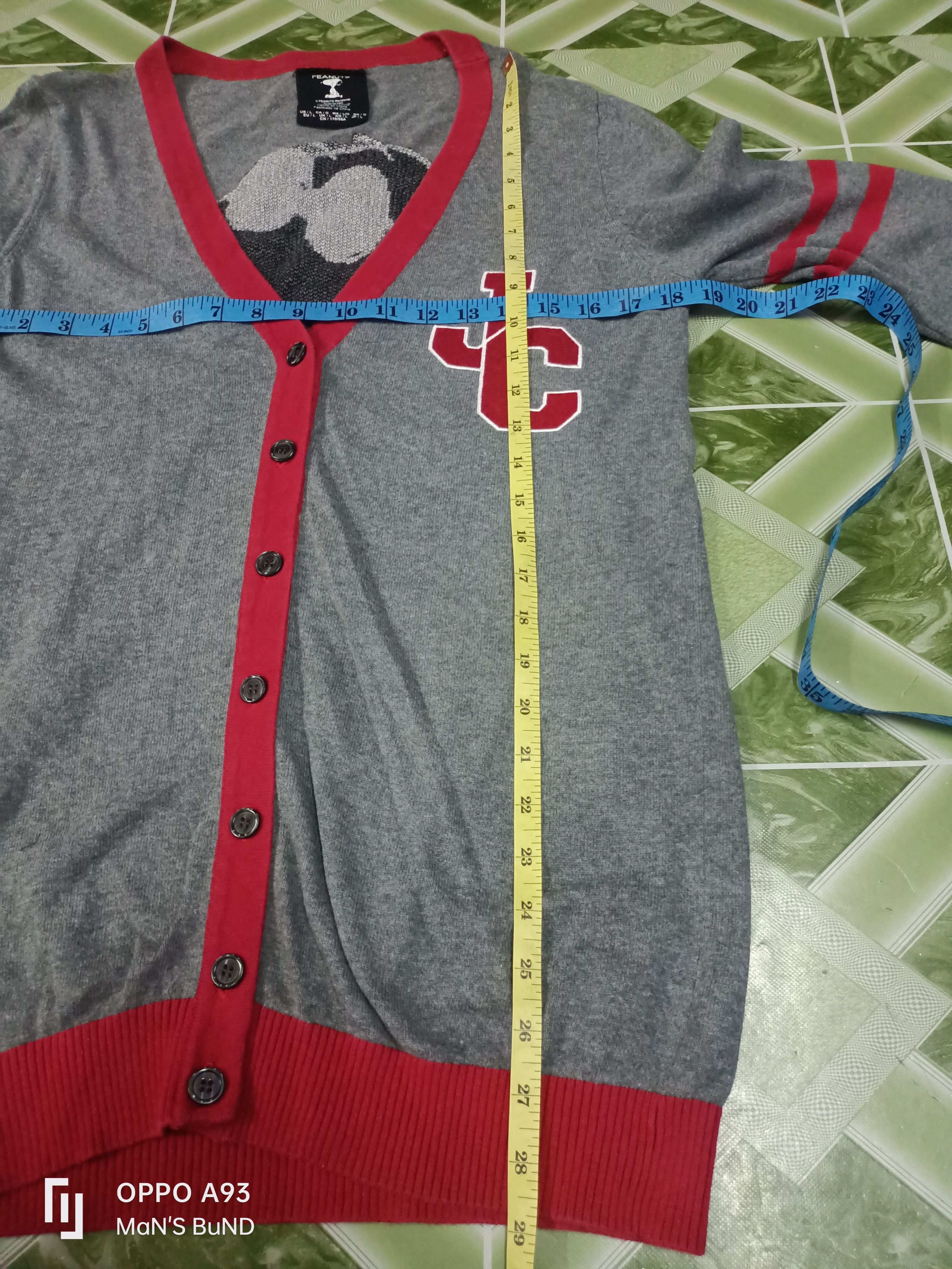 Peanuts × Vintage Vintage Cardigan Peanuts JOE COOL Size L / US 10 / IT 46 - 18 Thumbnail