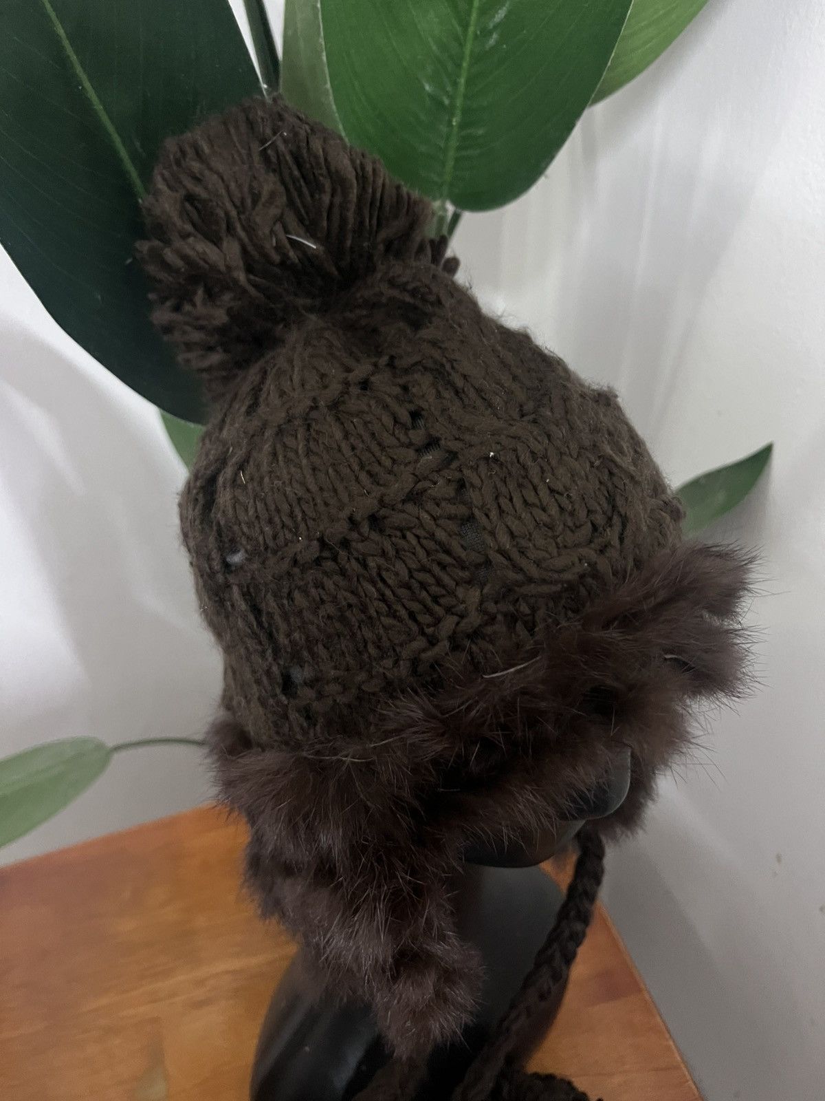 Vintage MOHAIR BEANIE HAT EAR FLAT Size ONE SIZE - 3 Thumbnail