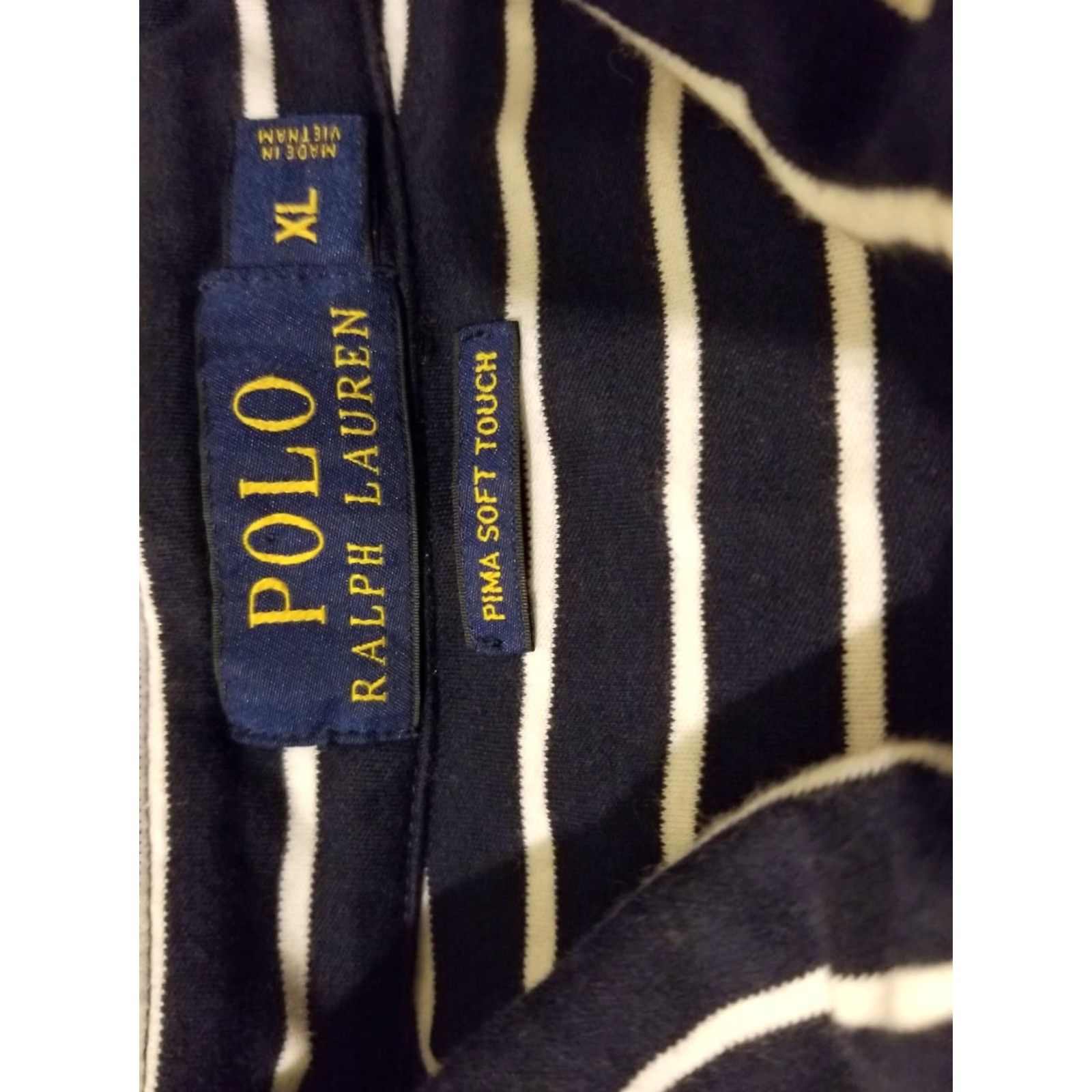 Polo Ralph Lauren Polo Ralph Lauren Shirt XL Navy Blue Cotton Mens Polo XL Blue Cotton Shirts Size US XL / EU 56 / 4 - 4 Thumbnail