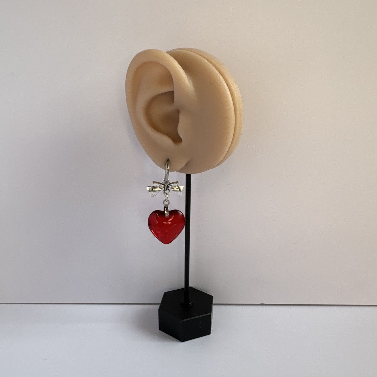 Other Love Heart Dangle Drop Earrings for Women Size ONE SIZE - 6 Thumbnail