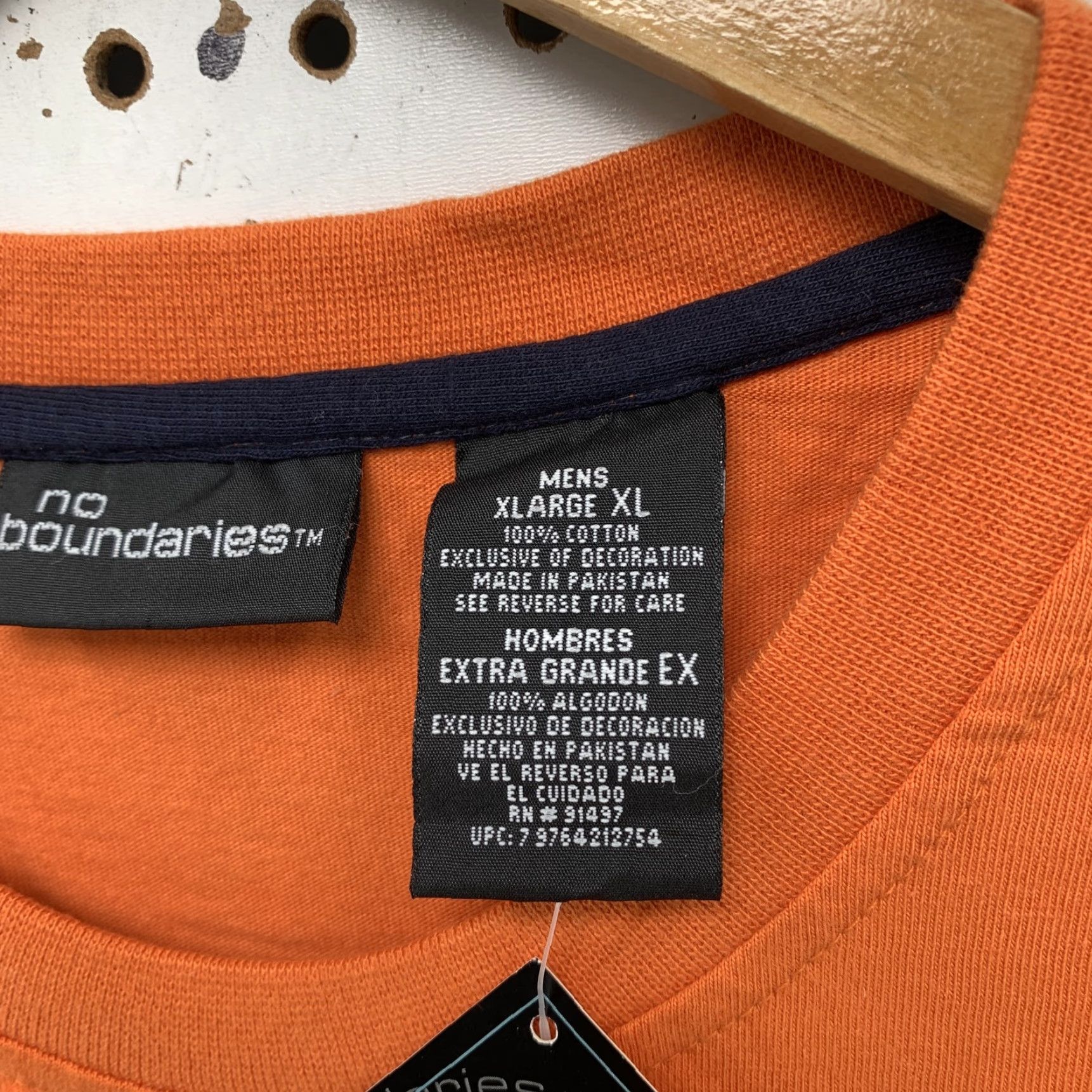 Vintage VINTAGE No Boundaries Graphic Print Shirt Men’s XL Orange Short Sleeve 2000s NWT Size US XL / EU 56 / 4 - 3 Thumbnail